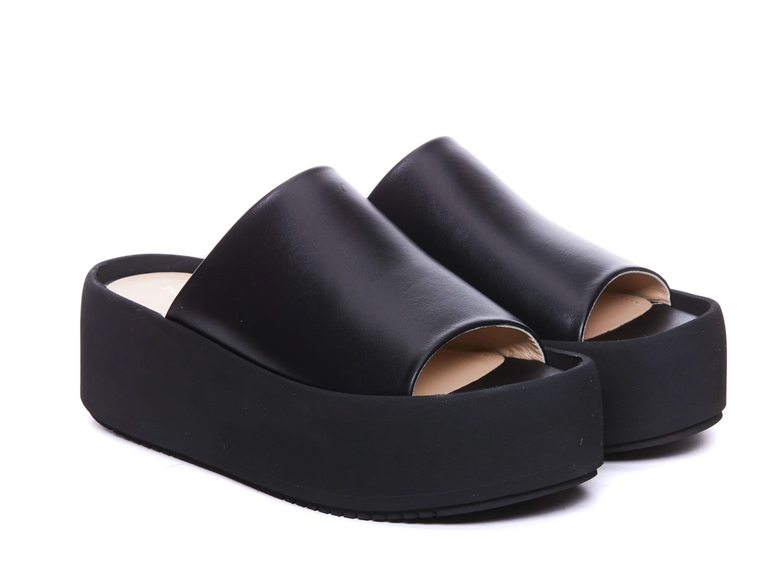 Shop Paloma Barceló Minsi Platform Sandals In Black