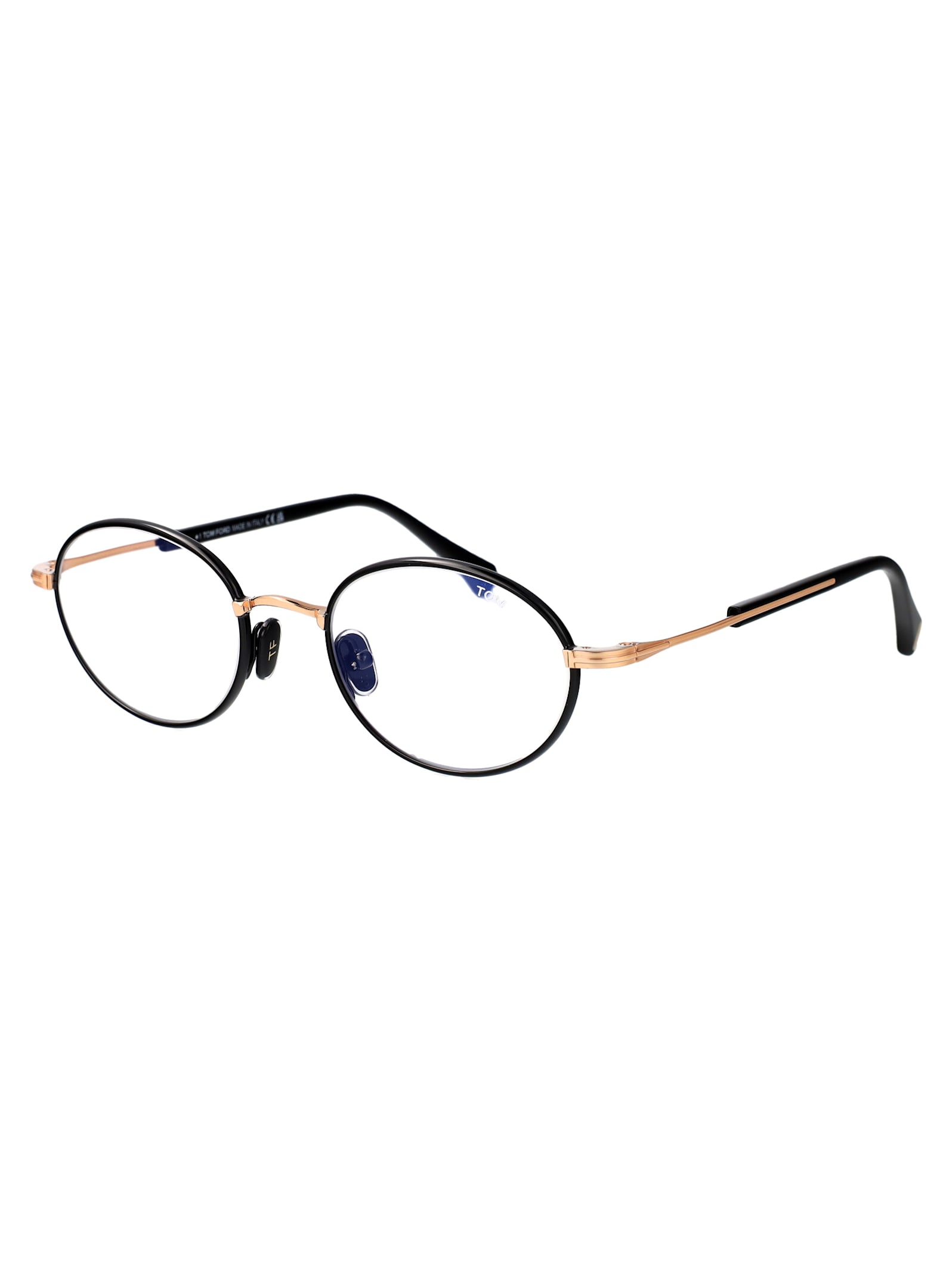 Tom Ford Ft5973-b Glasses In Black Rose Gold