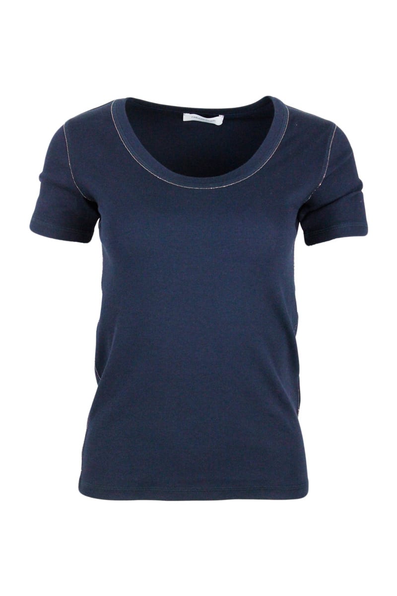 Crew necks Fabiana Filippi - Short sleeves crewneck