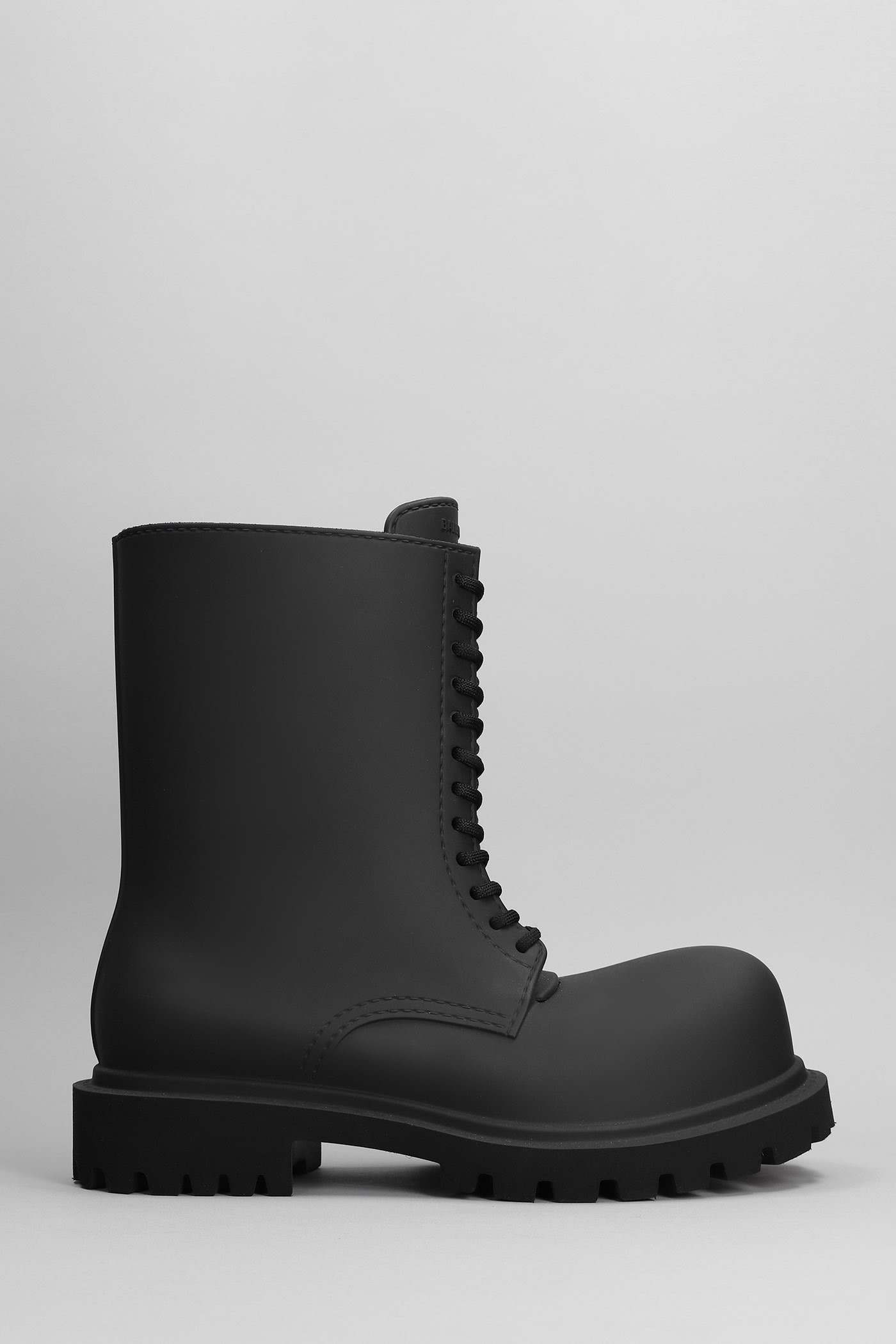 Shop Balenciaga Steroid Boot Combat Boots In Black Eva