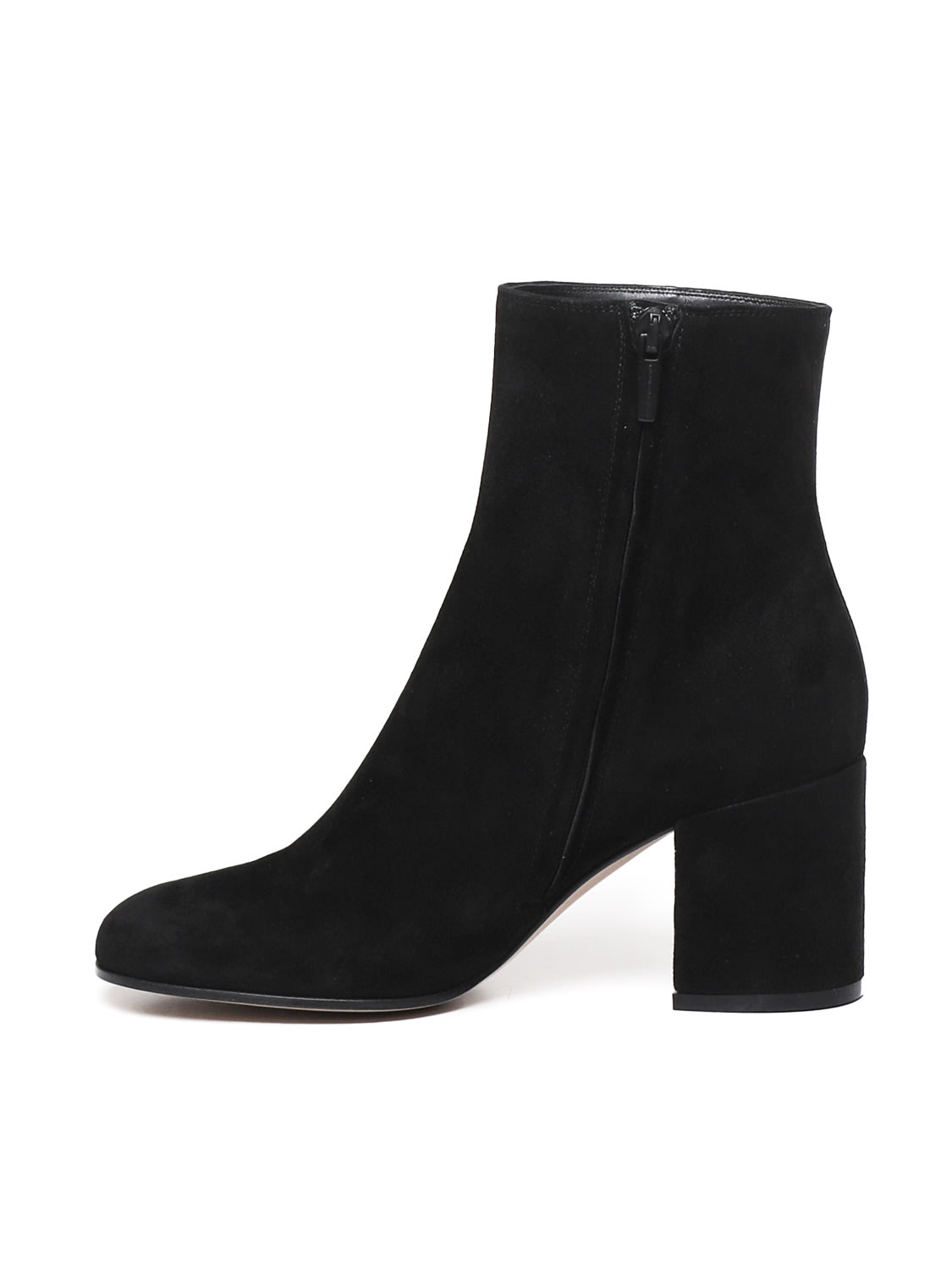 Shop Gianvito Rossi Joelle Suede Boots In Black