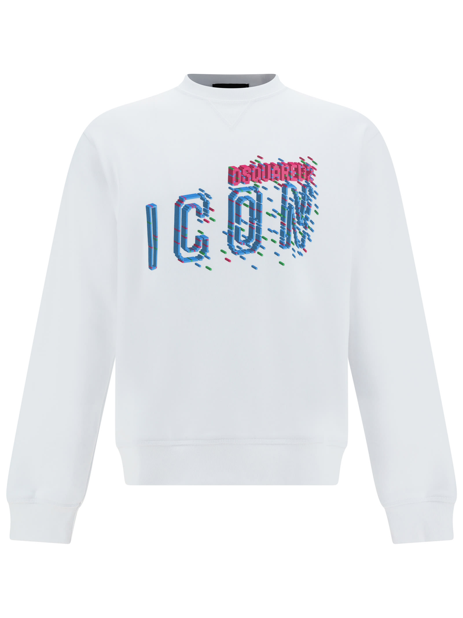 Shop Dsquared2 Sweatshirt In White