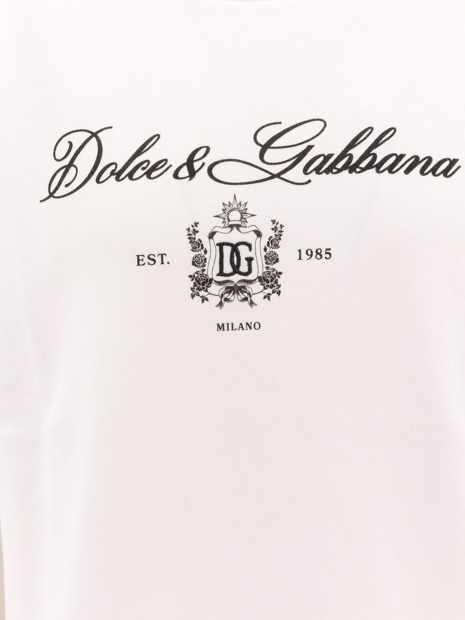 Shop Dolce & Gabbana T-shirt In White