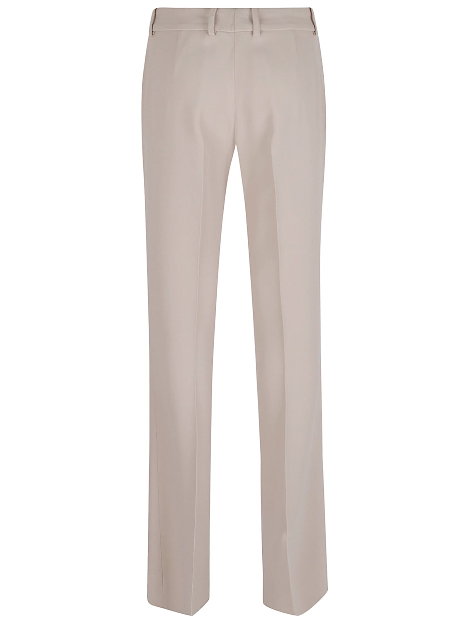 Ermanno Scervino Bootcut Trousers With Back And Side Pockets In Neutral