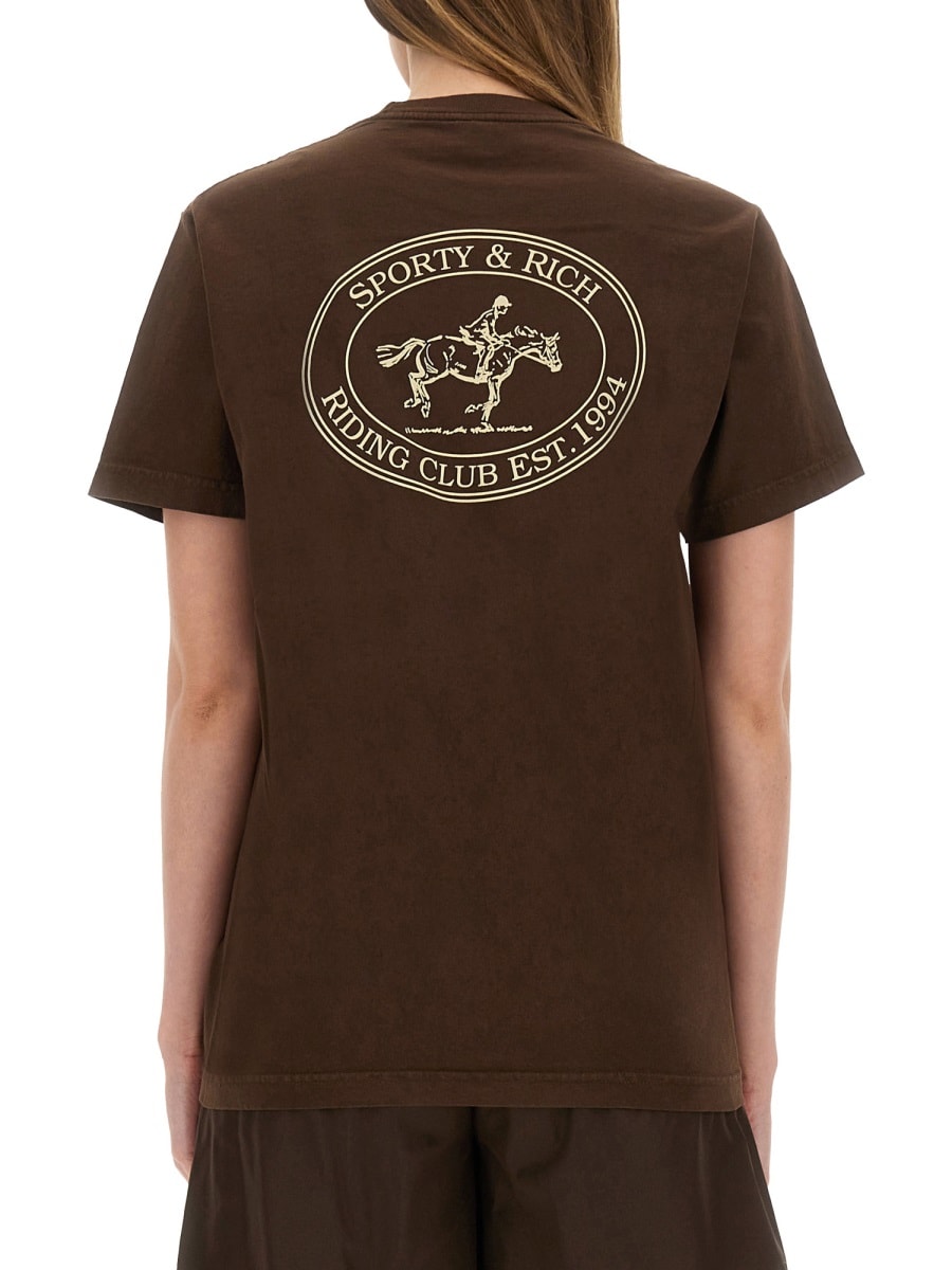 Shop Sporty &amp; Rich Riding Club T-shirt