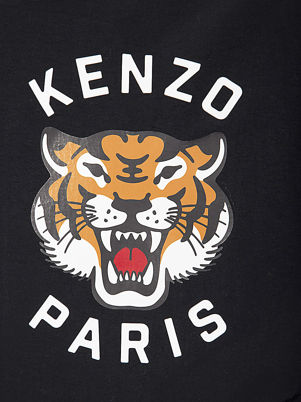 Shop Kenzo Lucky Tiger Padded Coach In Black