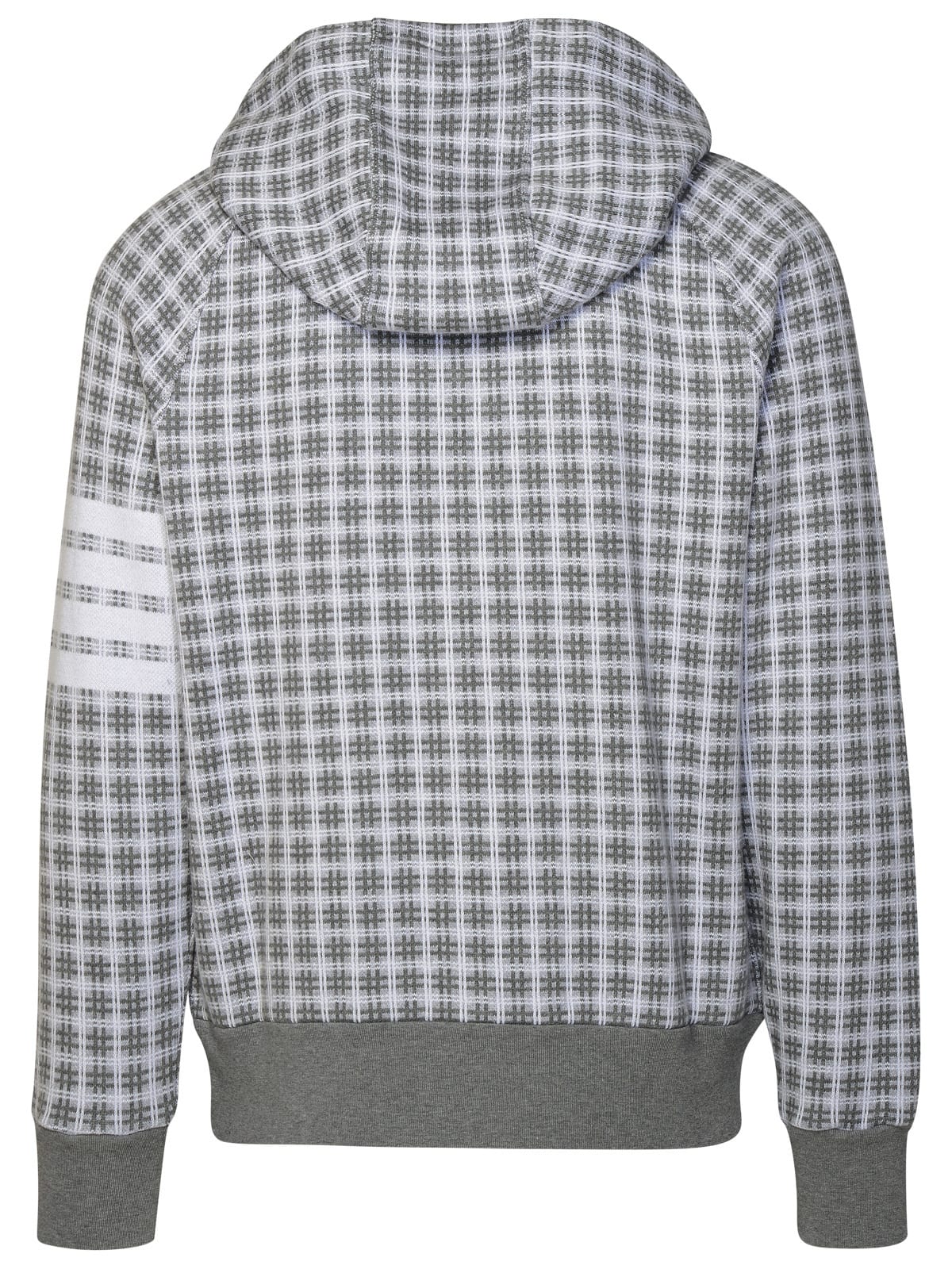 Shop Thom Browne Gray Cotton Sweatshirt In Grey