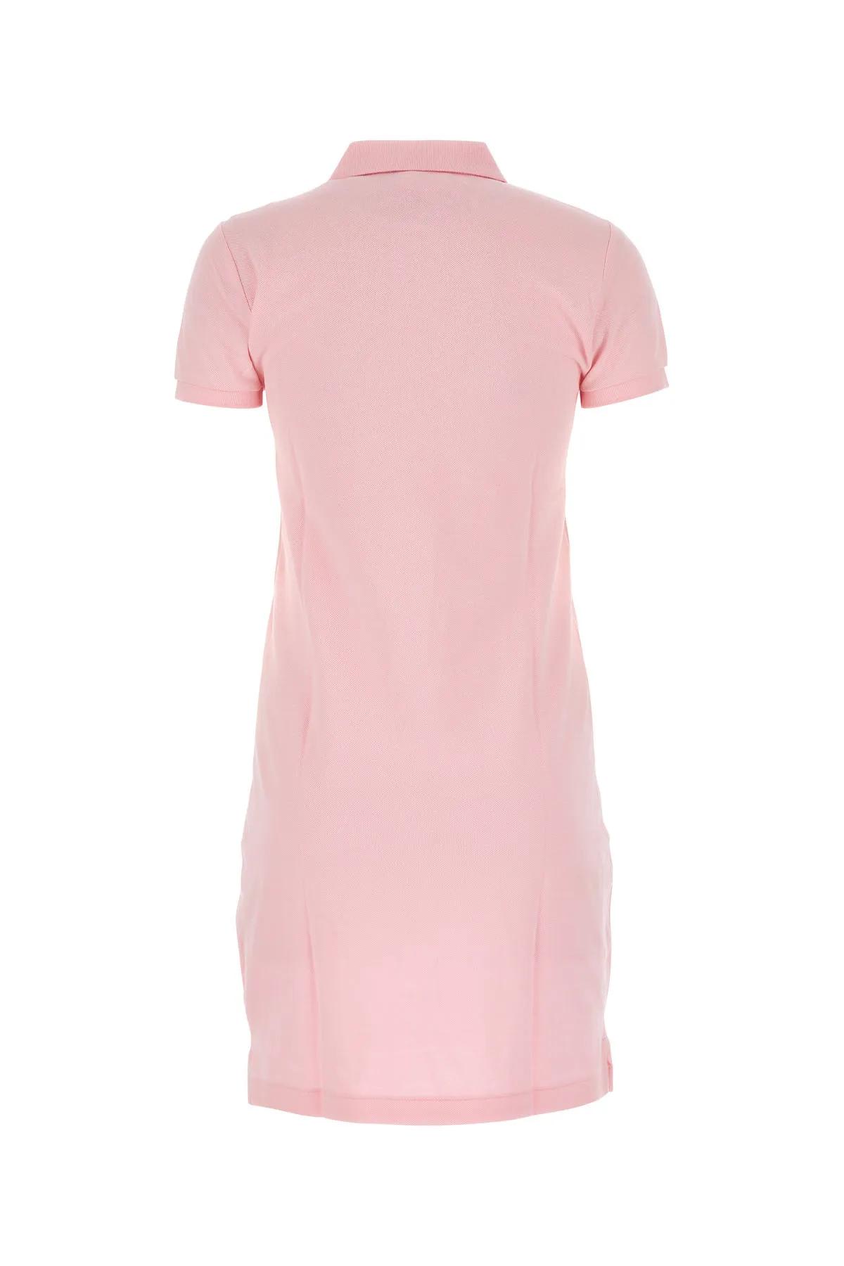 Shop Polo Ralph Lauren Pink Piquet Polo Dress In Carmel Pink