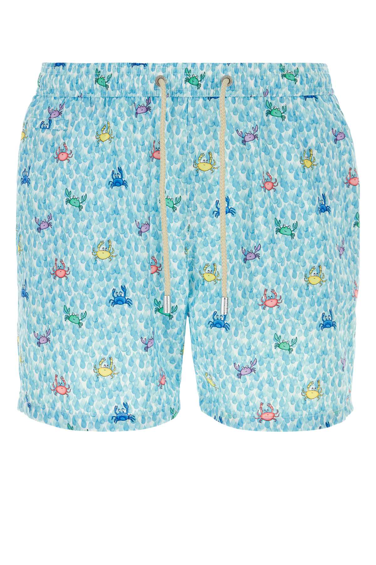 Shop Mc2 Saint Barth Printed Polyester Swimming Shorts In 01