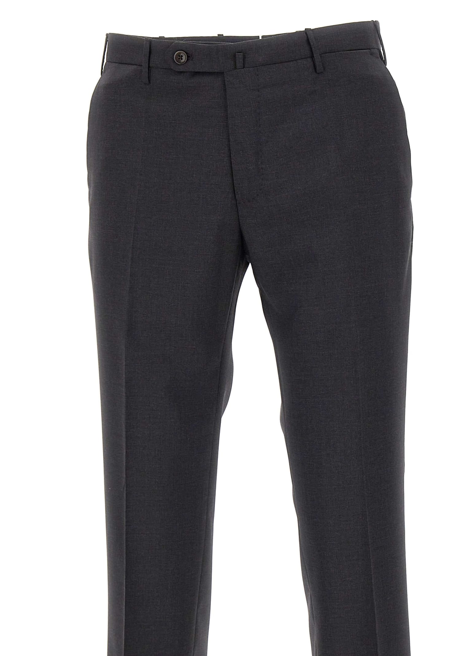 Incotex Slowear Cool Wool Pants In Grey