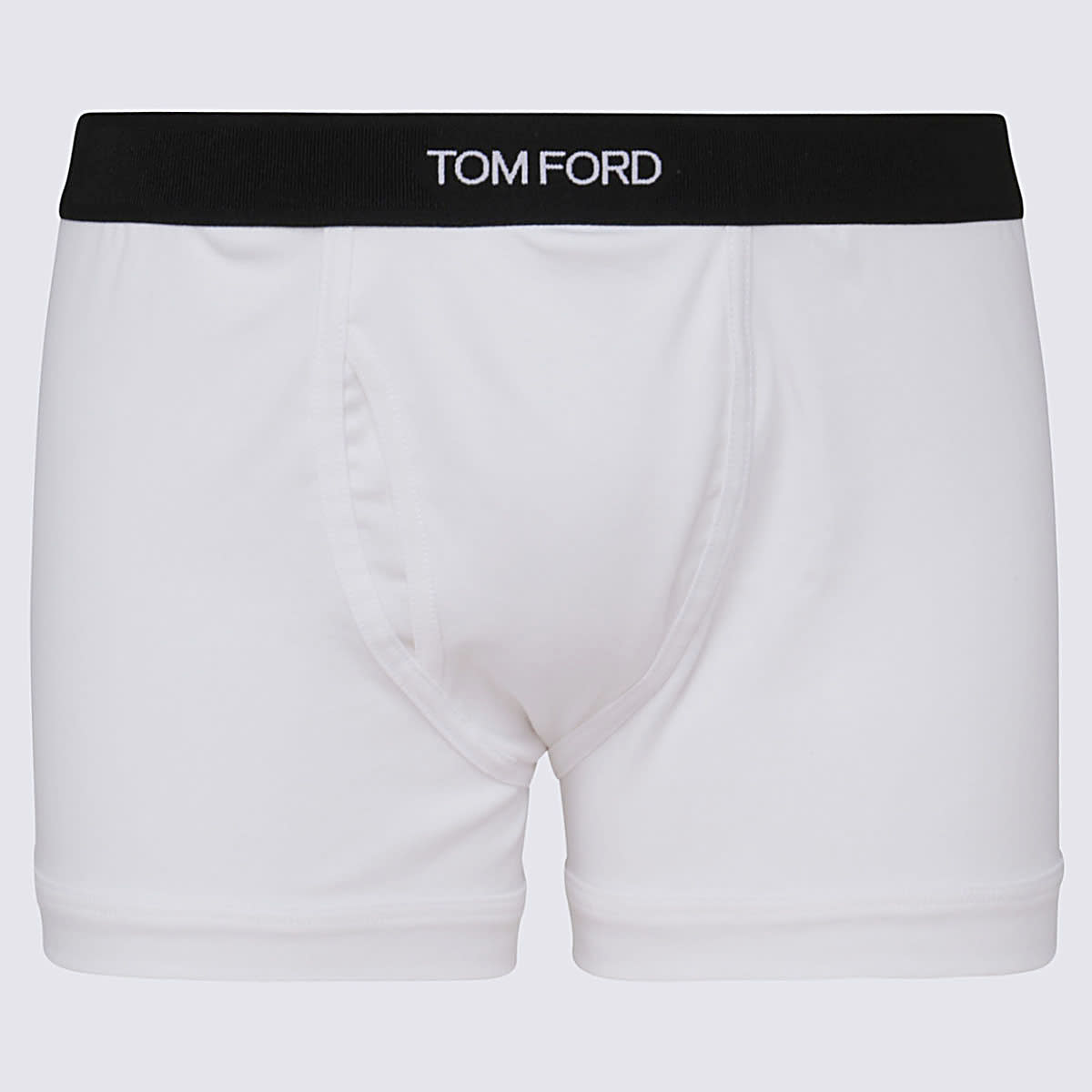 White Cotton Two Pack Boxers