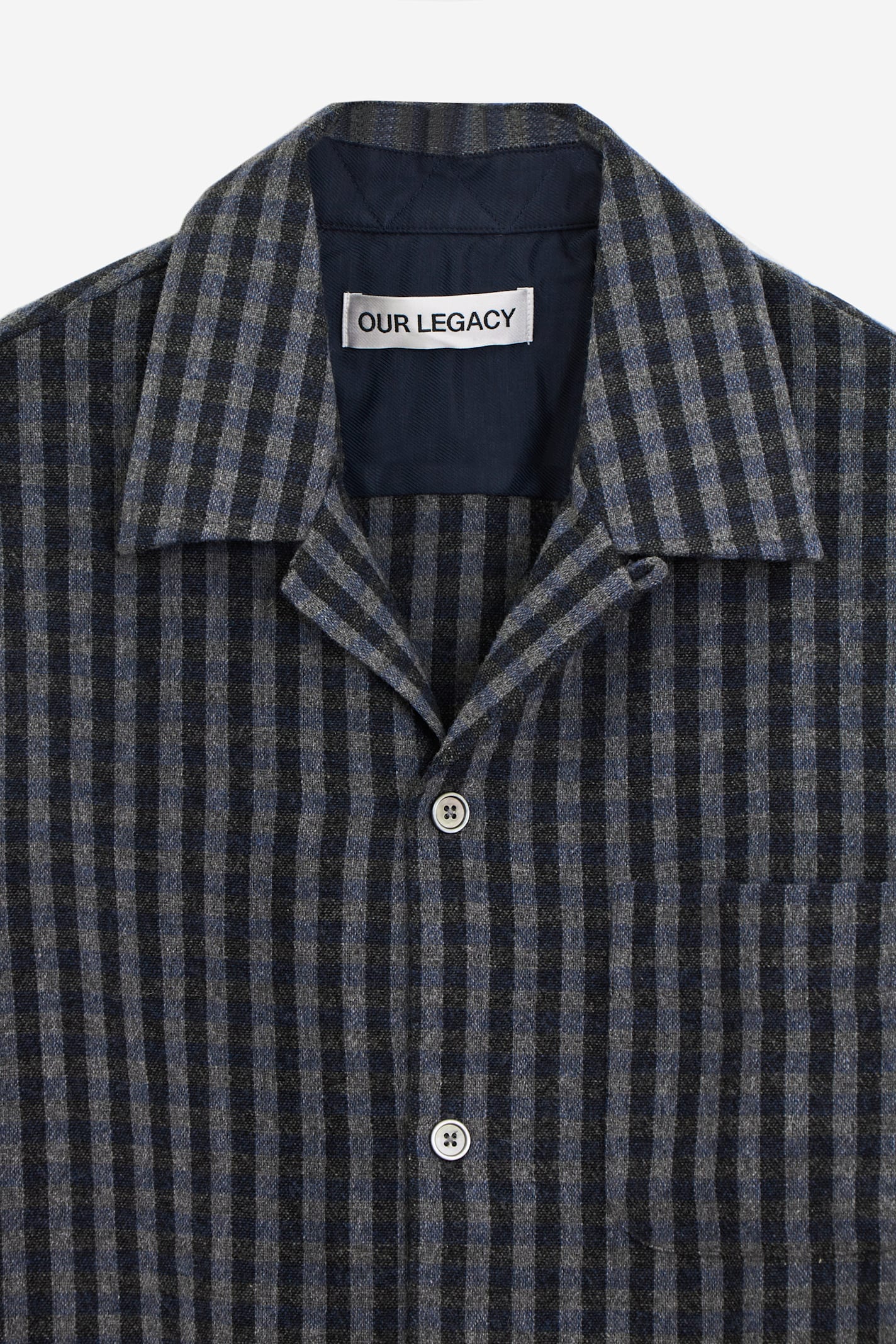 Shop Our Legacy Heusen Shirt In Blue