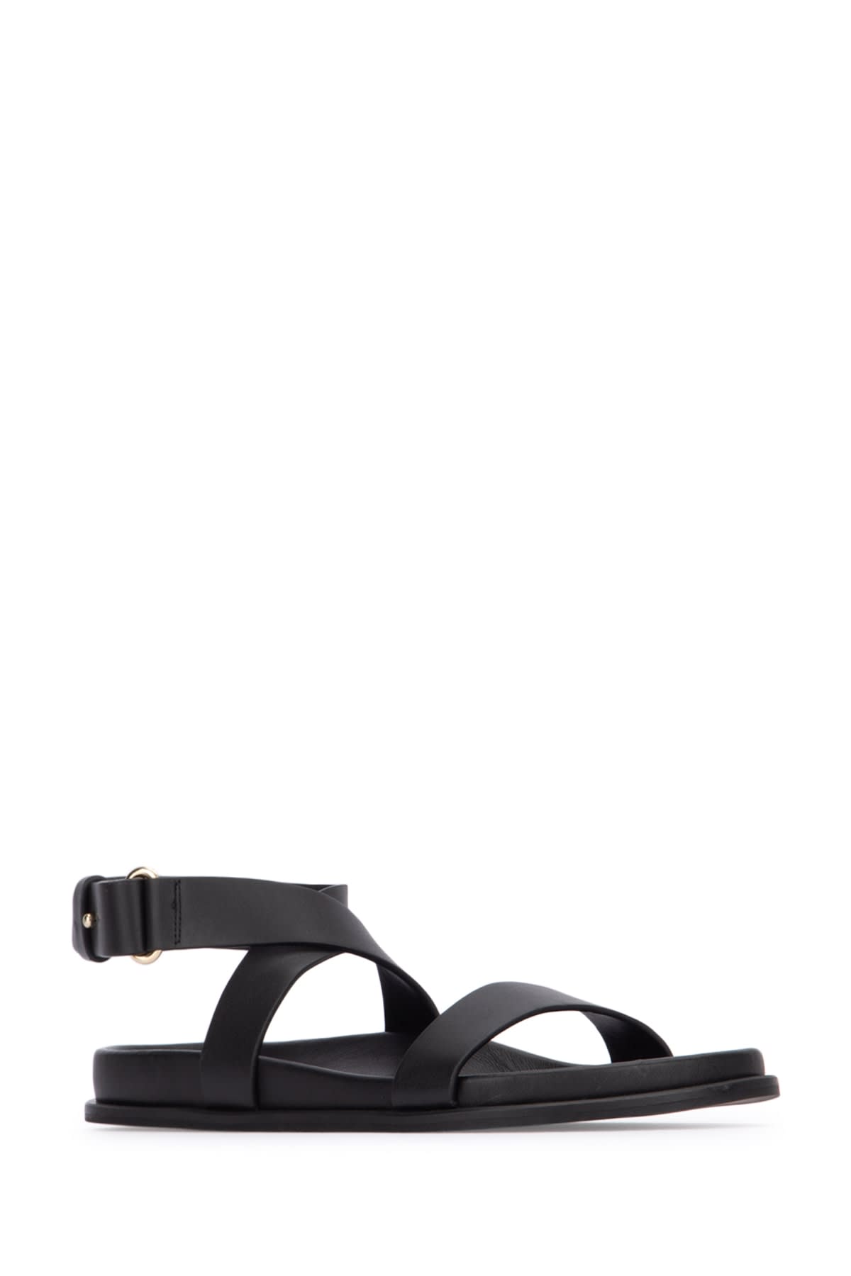 Totême Toteme Flat Sandals In Black