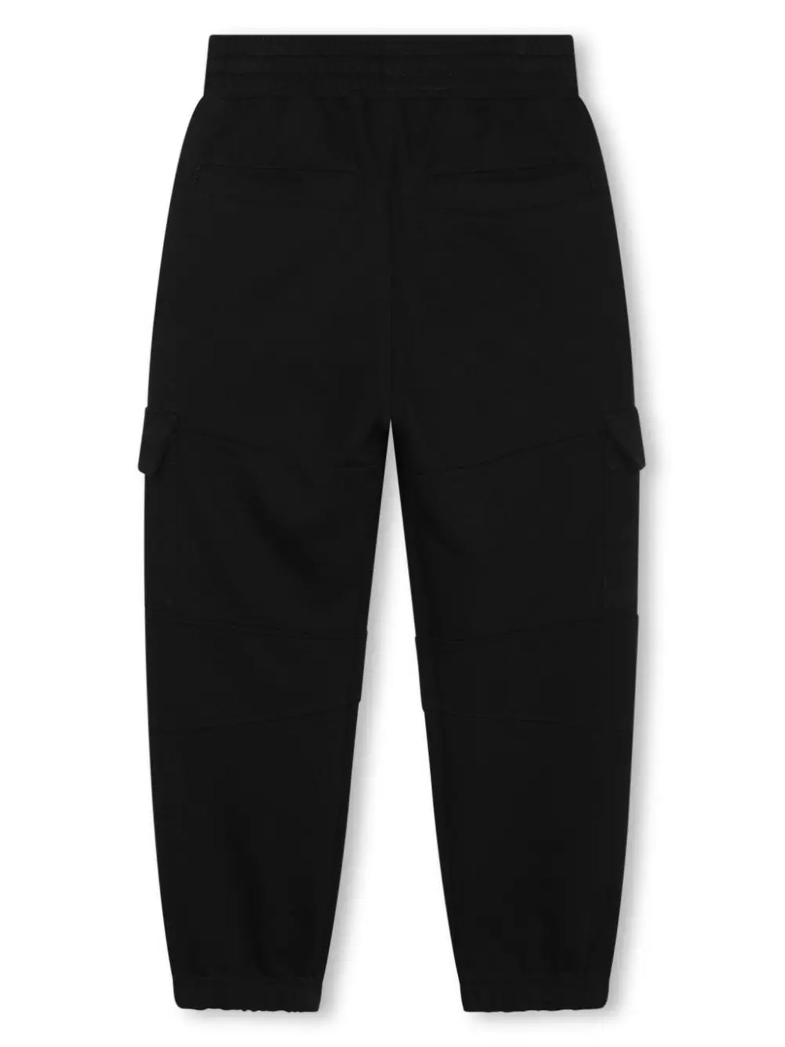 Shop Givenchy Kids Trousers Black In Nero