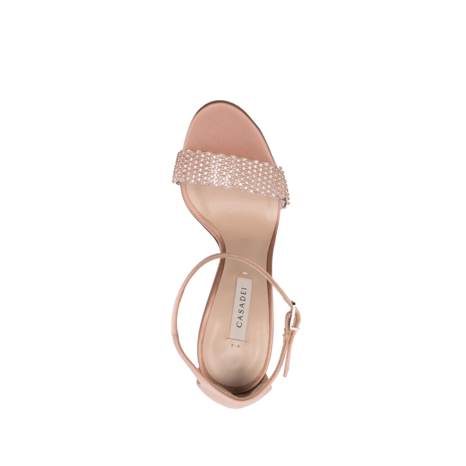 Casadei 100mm Blade Twenties Satin Sandals In Multi
