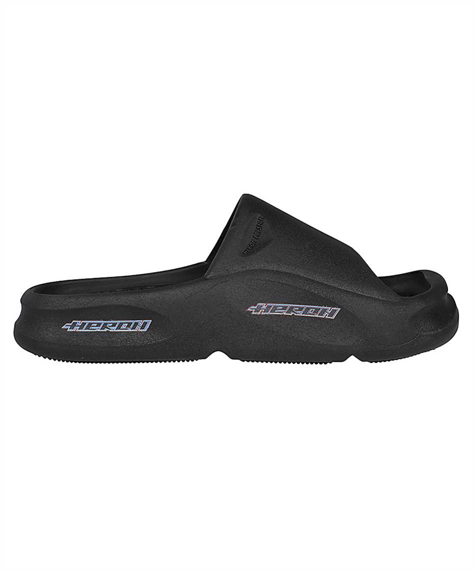 Heron Preston Rubber Slides In Black
