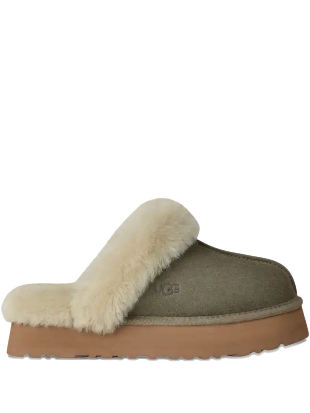 Ugg Autry Two-tone Leather Medalist Sneakers In Green
