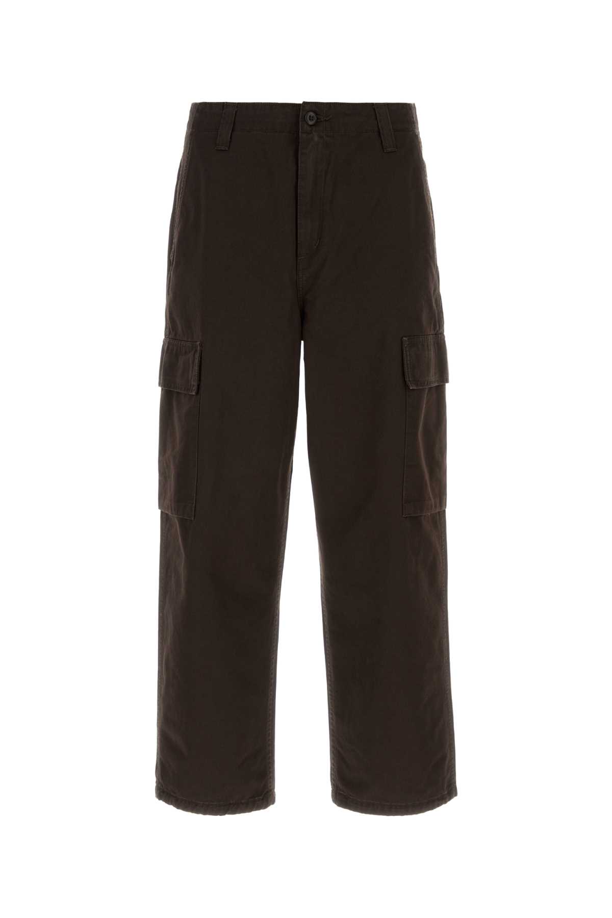 Carhartt Chocolate Canvas Kade Cargo Pant In Brown