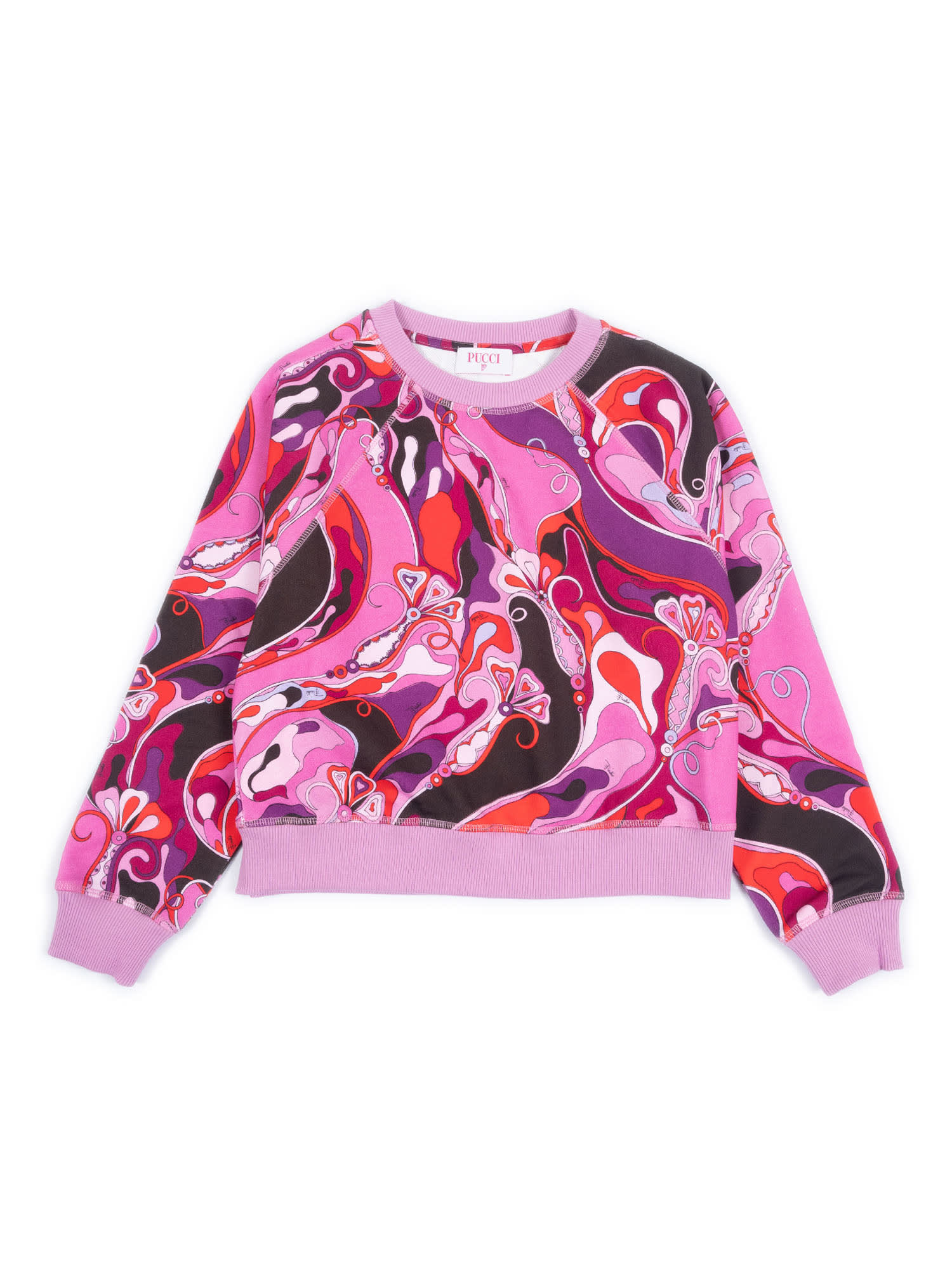 Pucci Sweatshirt In Pink