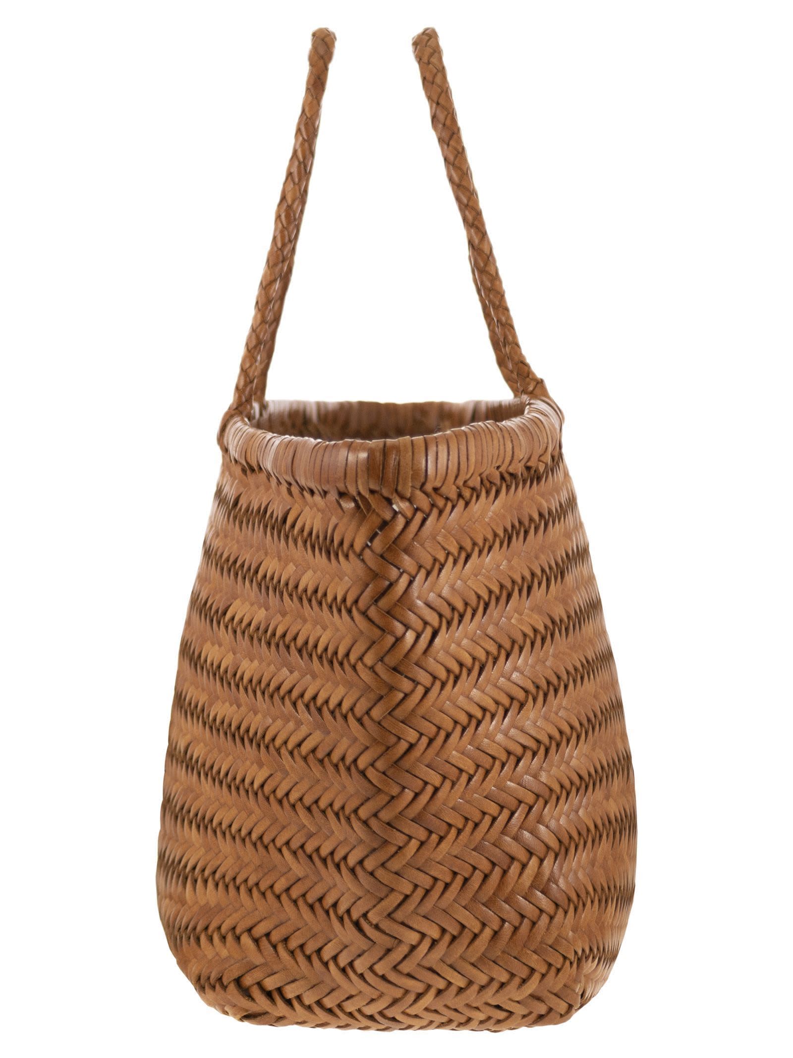 Dragon Diffusion Triple Jump Big - Woven Leather Bag