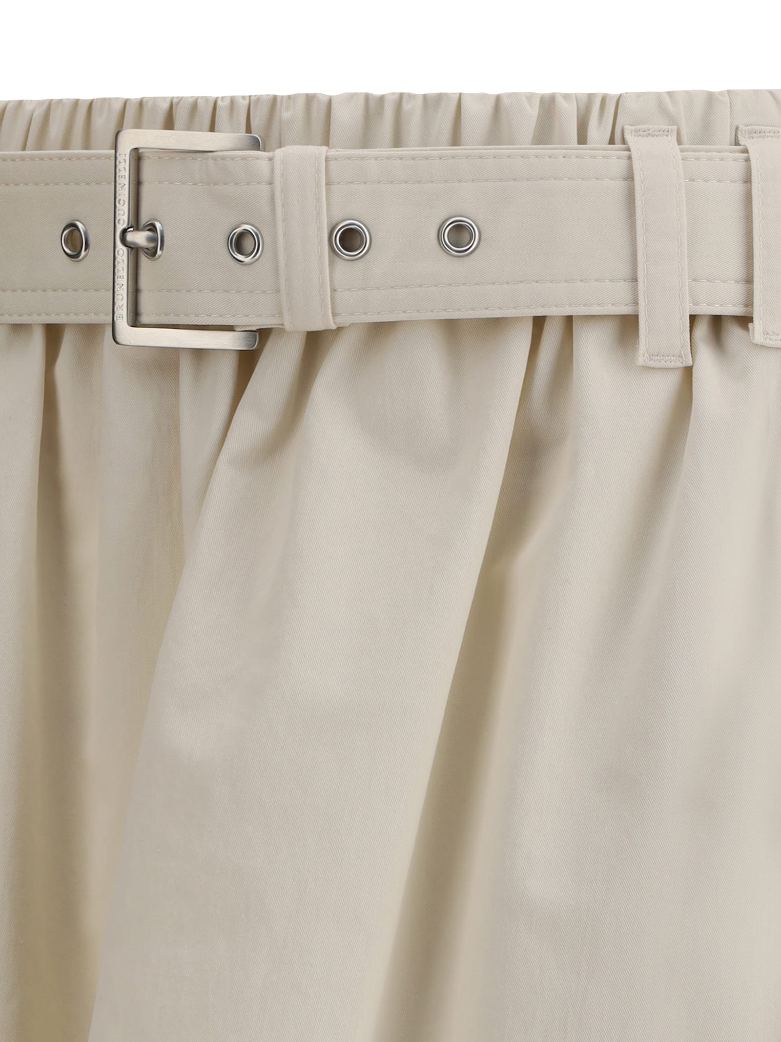 Shop Brunello Cucinelli Wide Skirt
