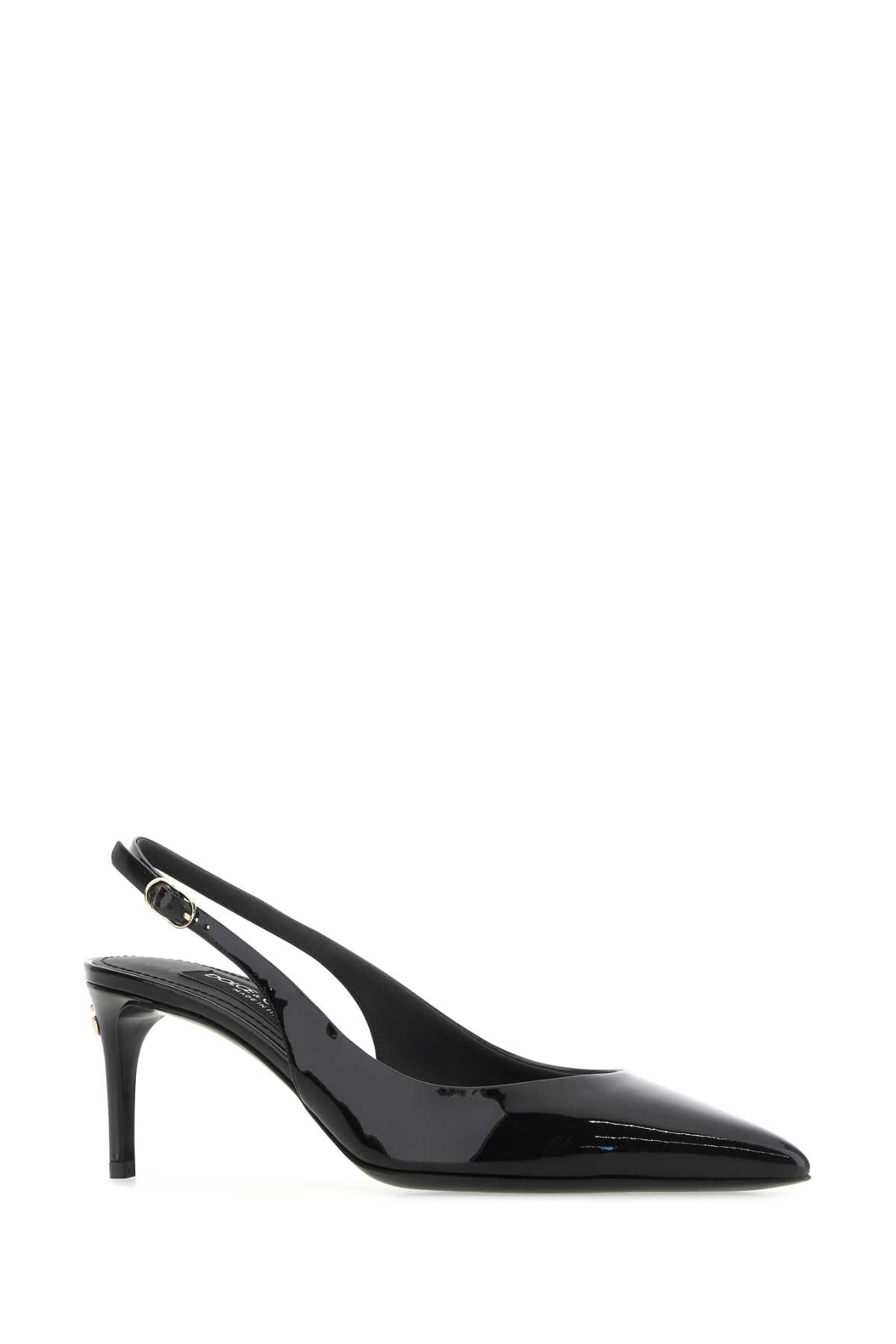 Shop Dolce & Gabbana Black Leather Pumps