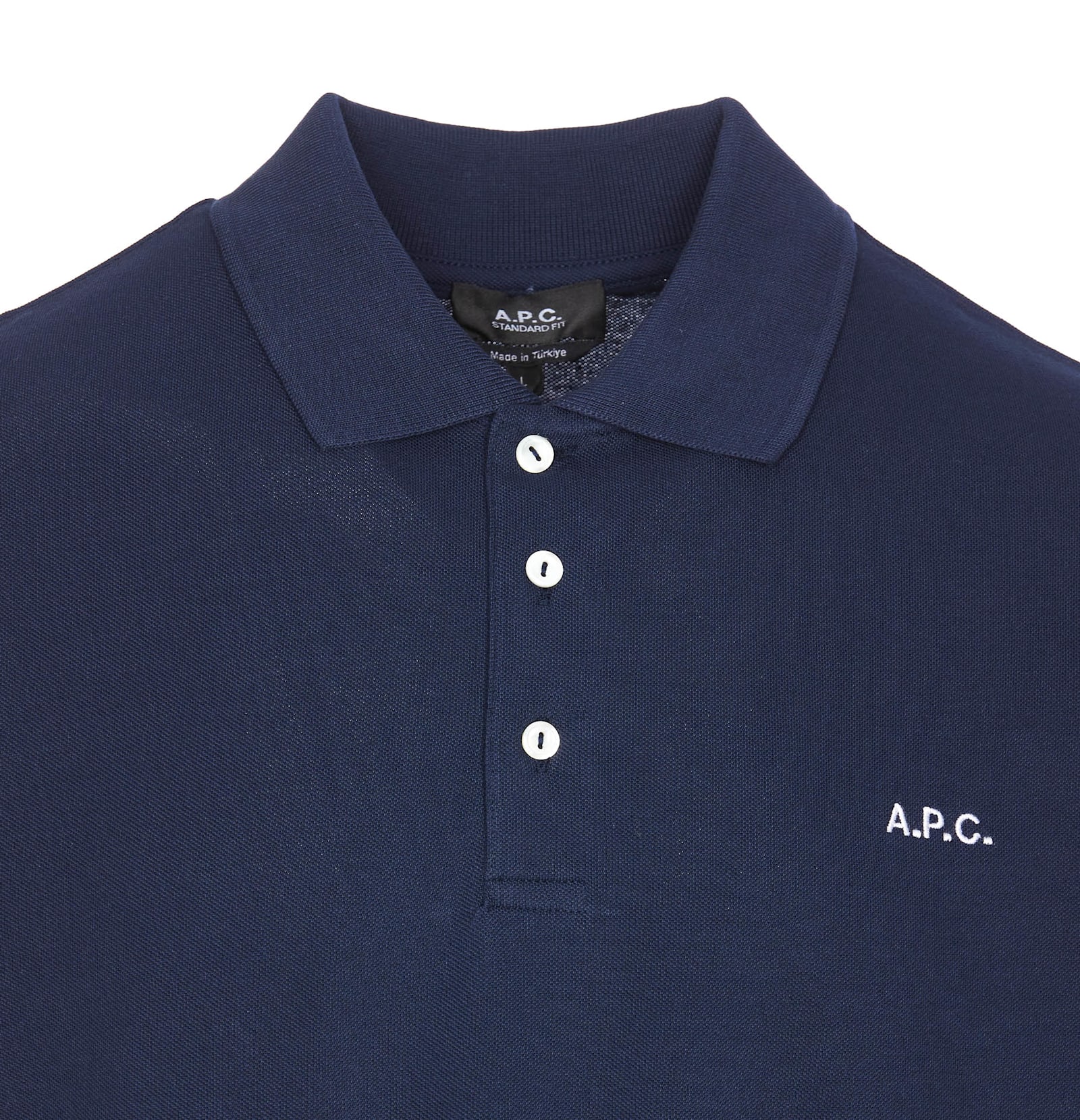 Apc Logo Standard Polo In Blue