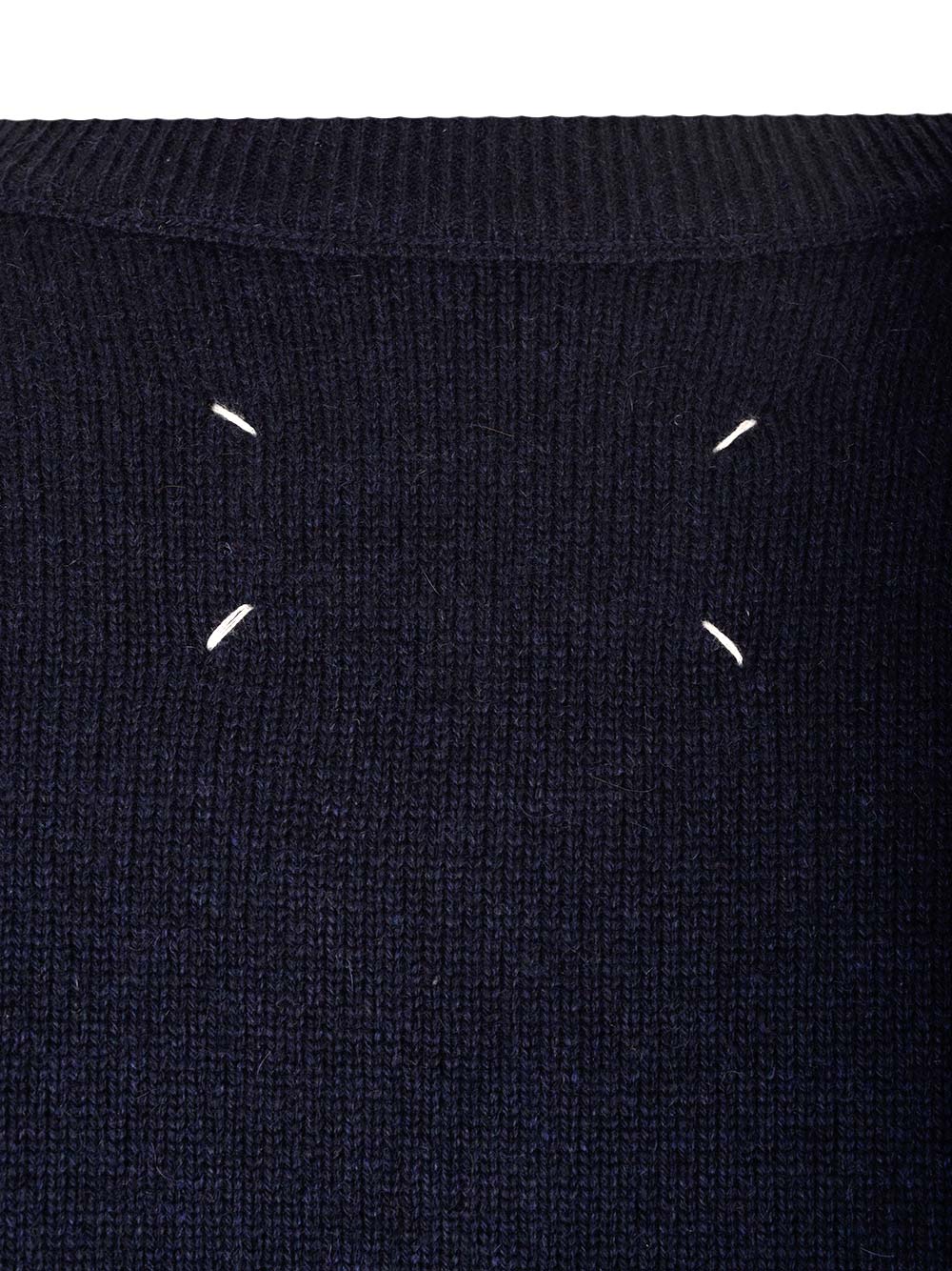 Shop Maison Margiela Cashmere Crew-neck Sweater In Blue