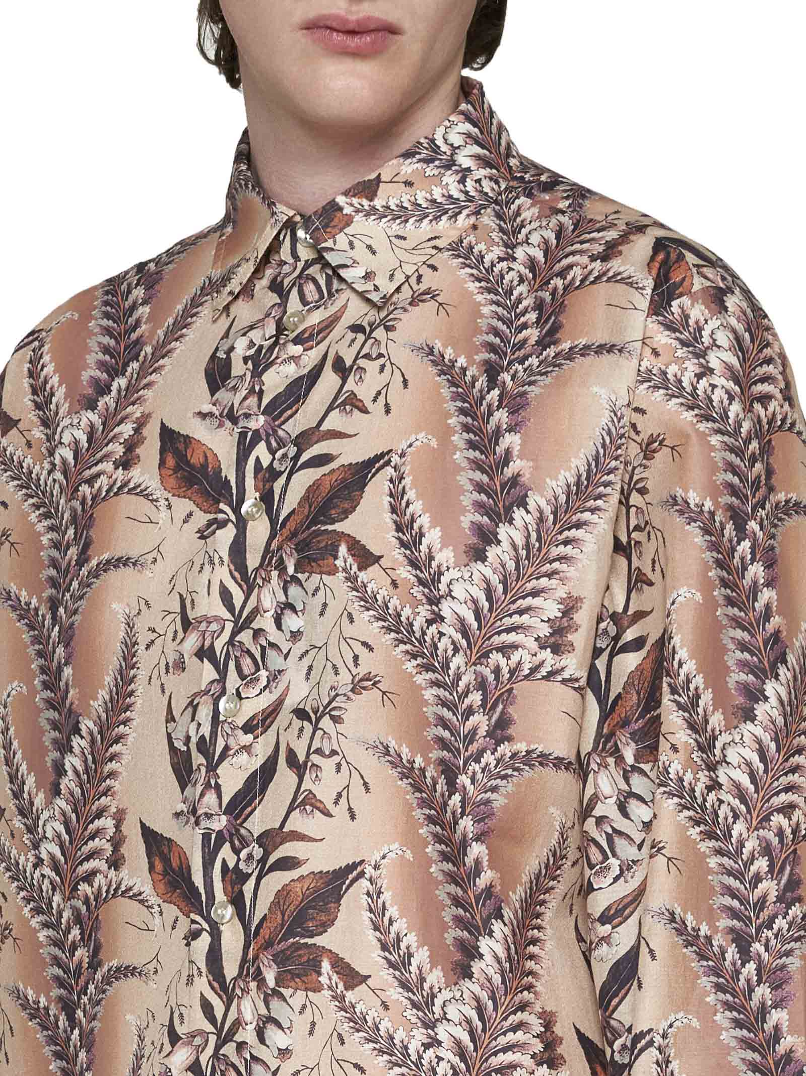 Shop Etro Shirt In Stampa F.do Bejge