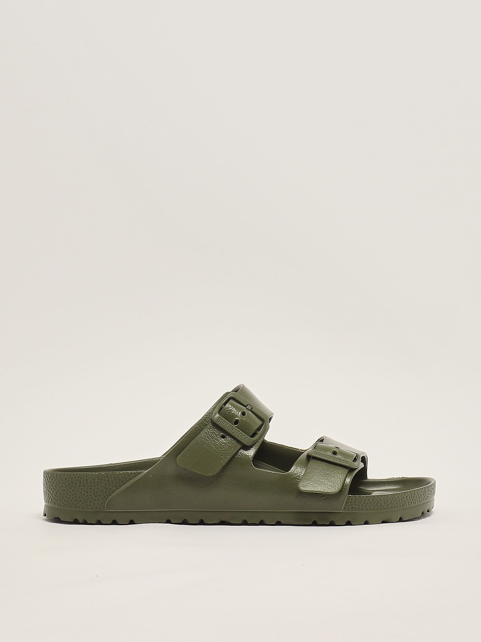 Birkenstock Mens Active Khaki Eva Arizona Double-strap Leather Sandals In Green
