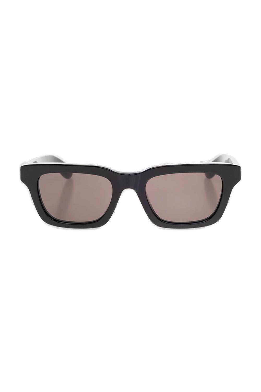 Alexander Mcqueen Square Frame Sunglasses In Black