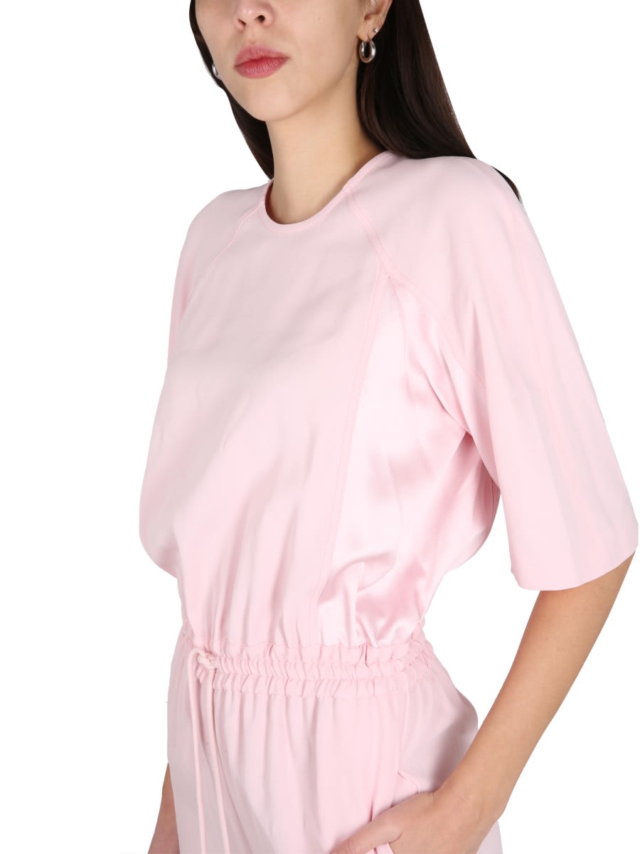 Boutique Moschino Inverted-pleat Detail Shorts In Pink