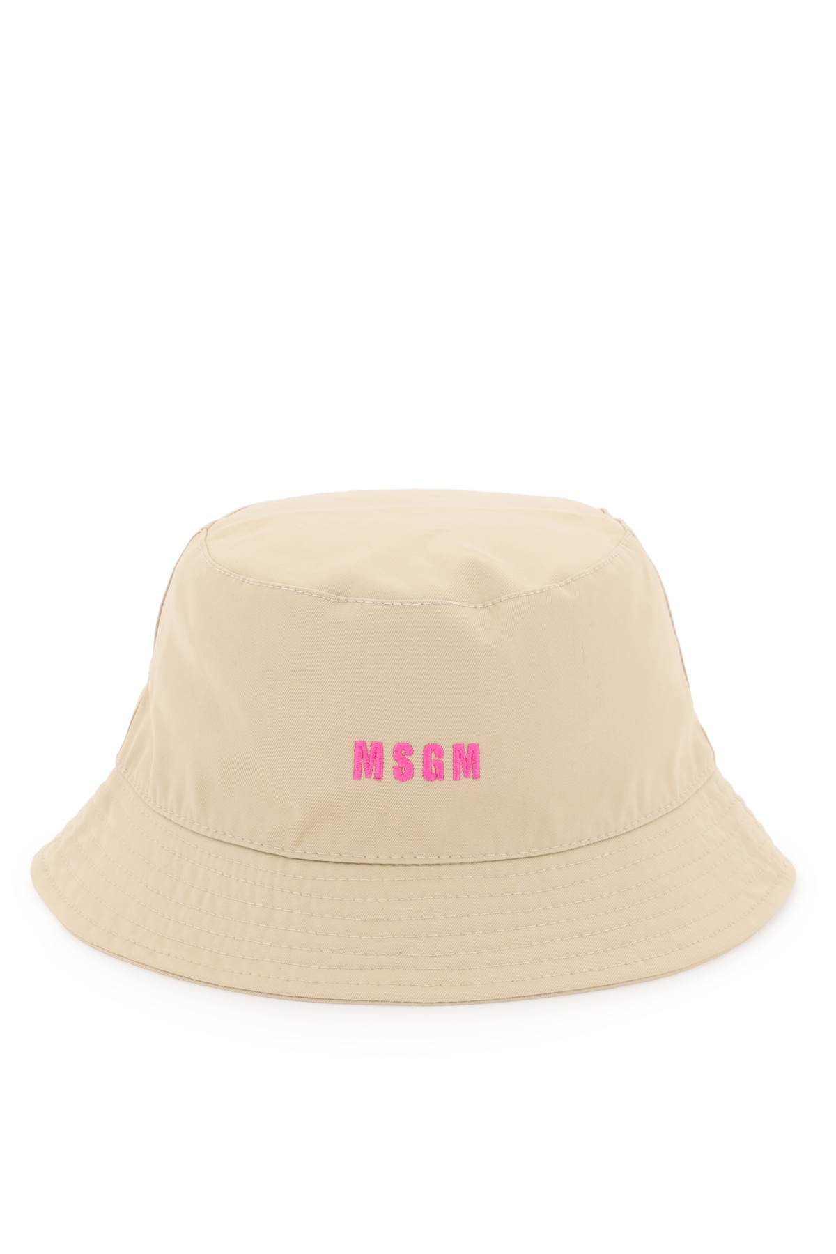 Cotton Bucket Hat With Embroidery