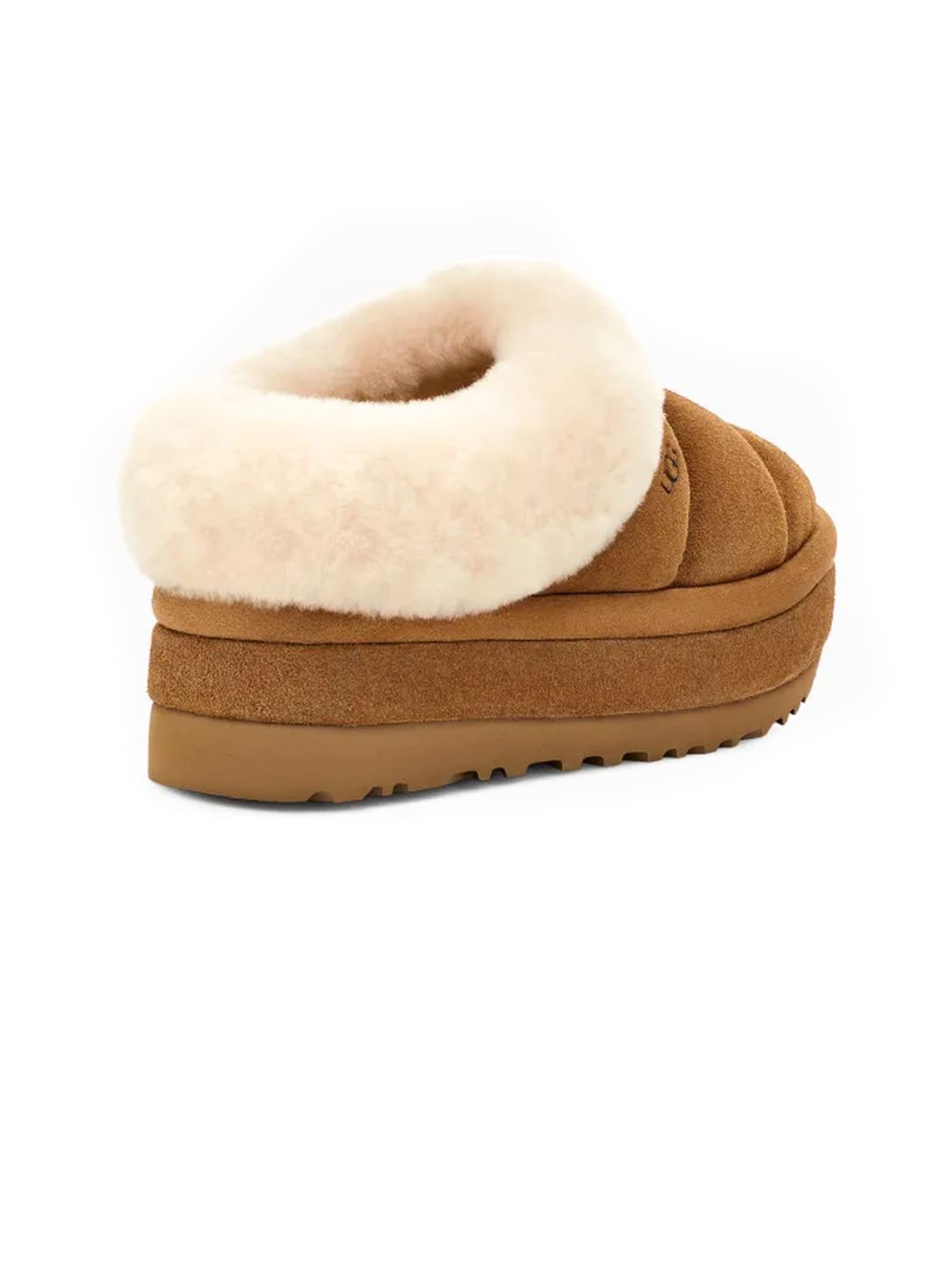 Shop Ugg Tazzlita Suede Upper Slippers In Beige