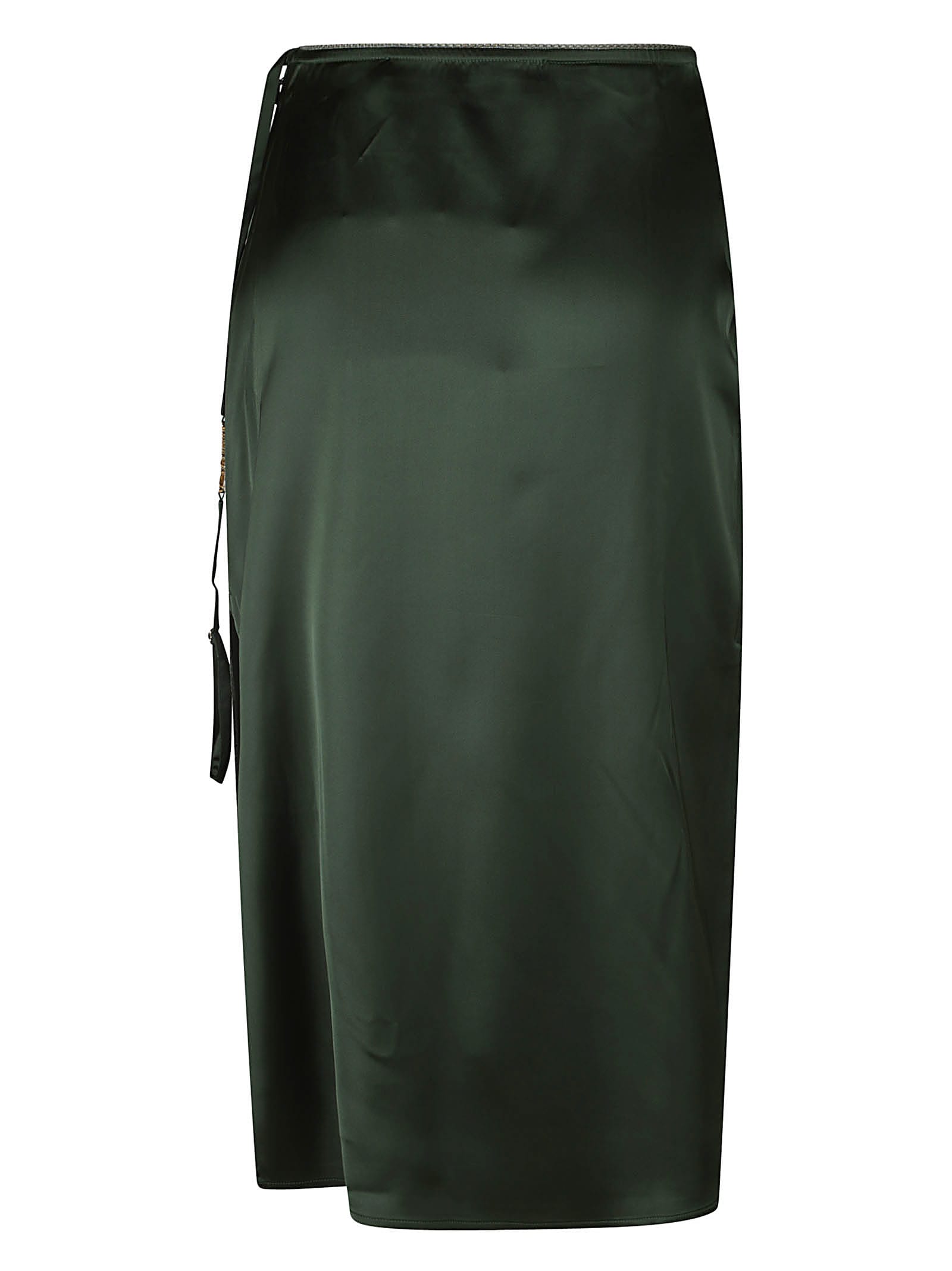 Shop Jacquemus Notte Skirt In Green
