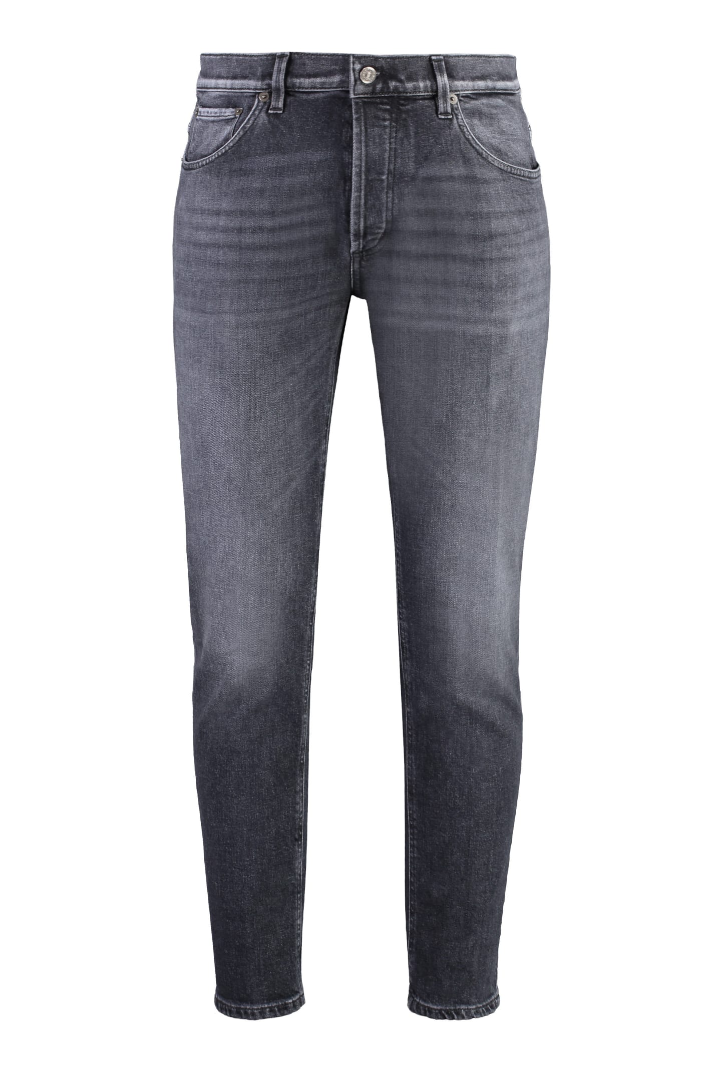 Dondup Brighton Carrot-fit Jeans In Grey
