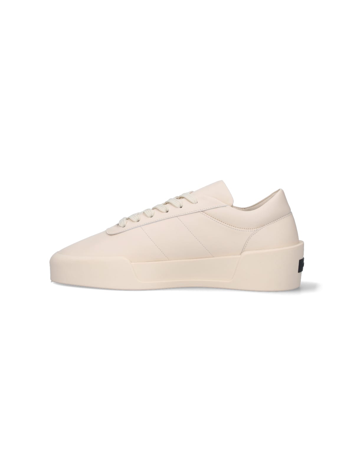 Shop Fear Of God Aerobic Low Sneakers In Crema