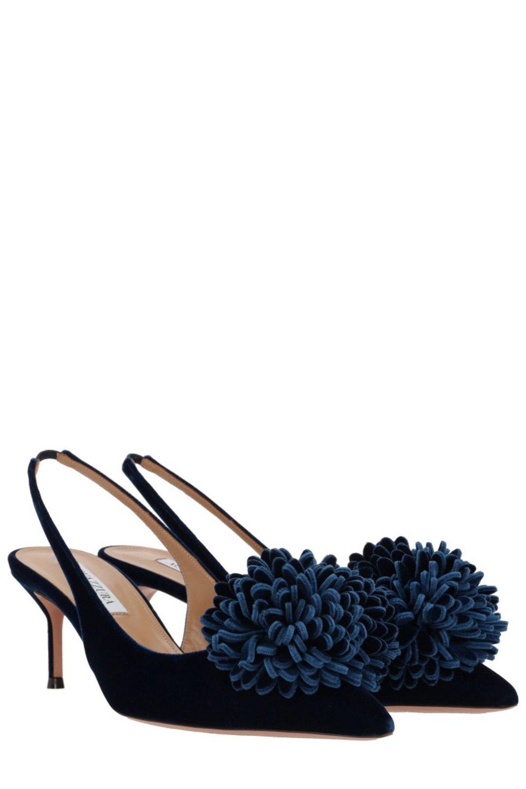 Shop Aquazzura Couturier Pointed-toe Slingback Pumps In Non Definito