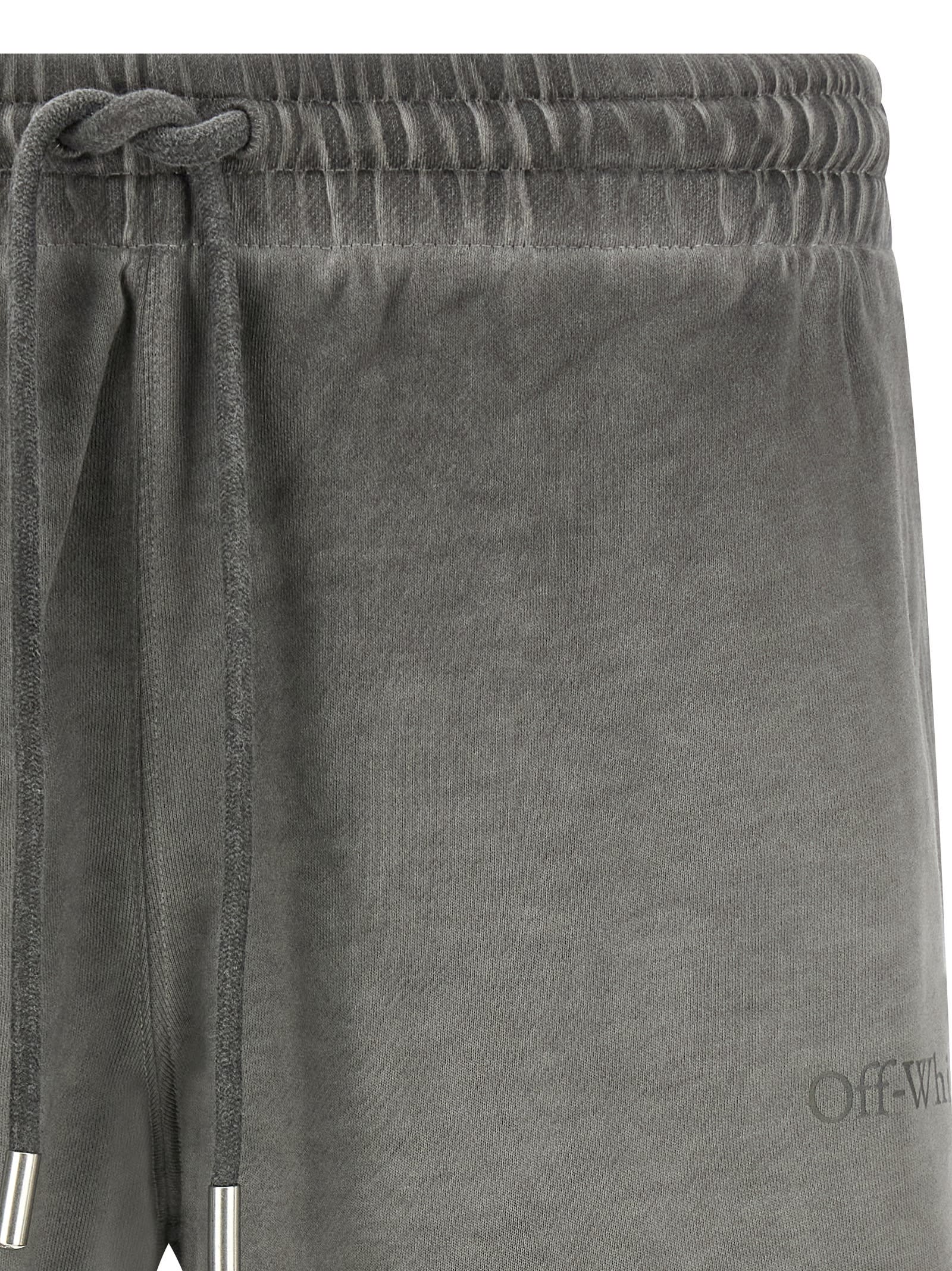 Off-white Laundry Diagonal Skate Bermuda And Short Gray In Gray