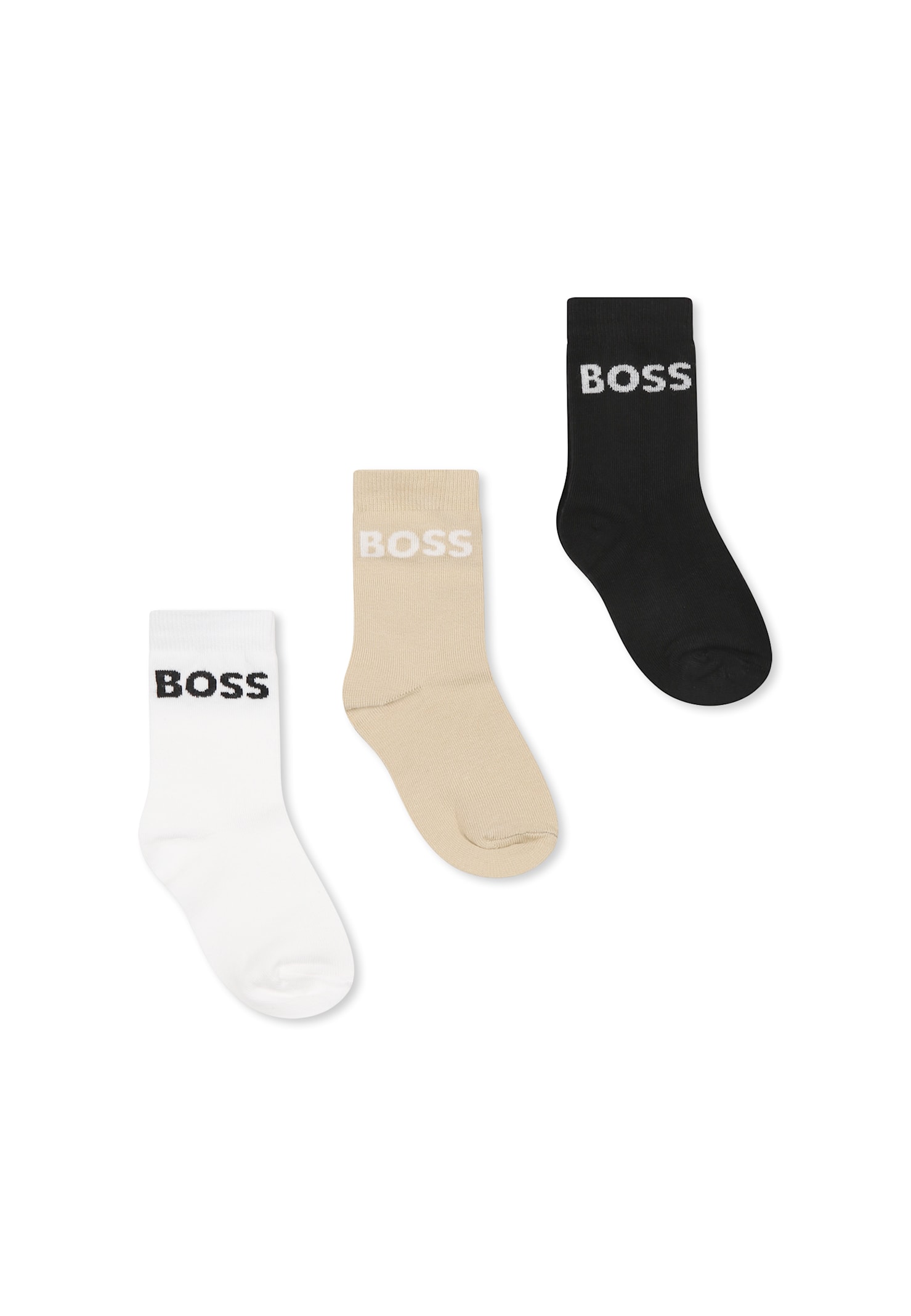 Hugo Boss Multicolor Sock Set For Boy With Logo In Multicolor
