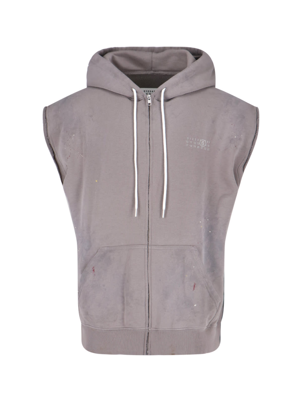 numeric Zip Sweatshirt