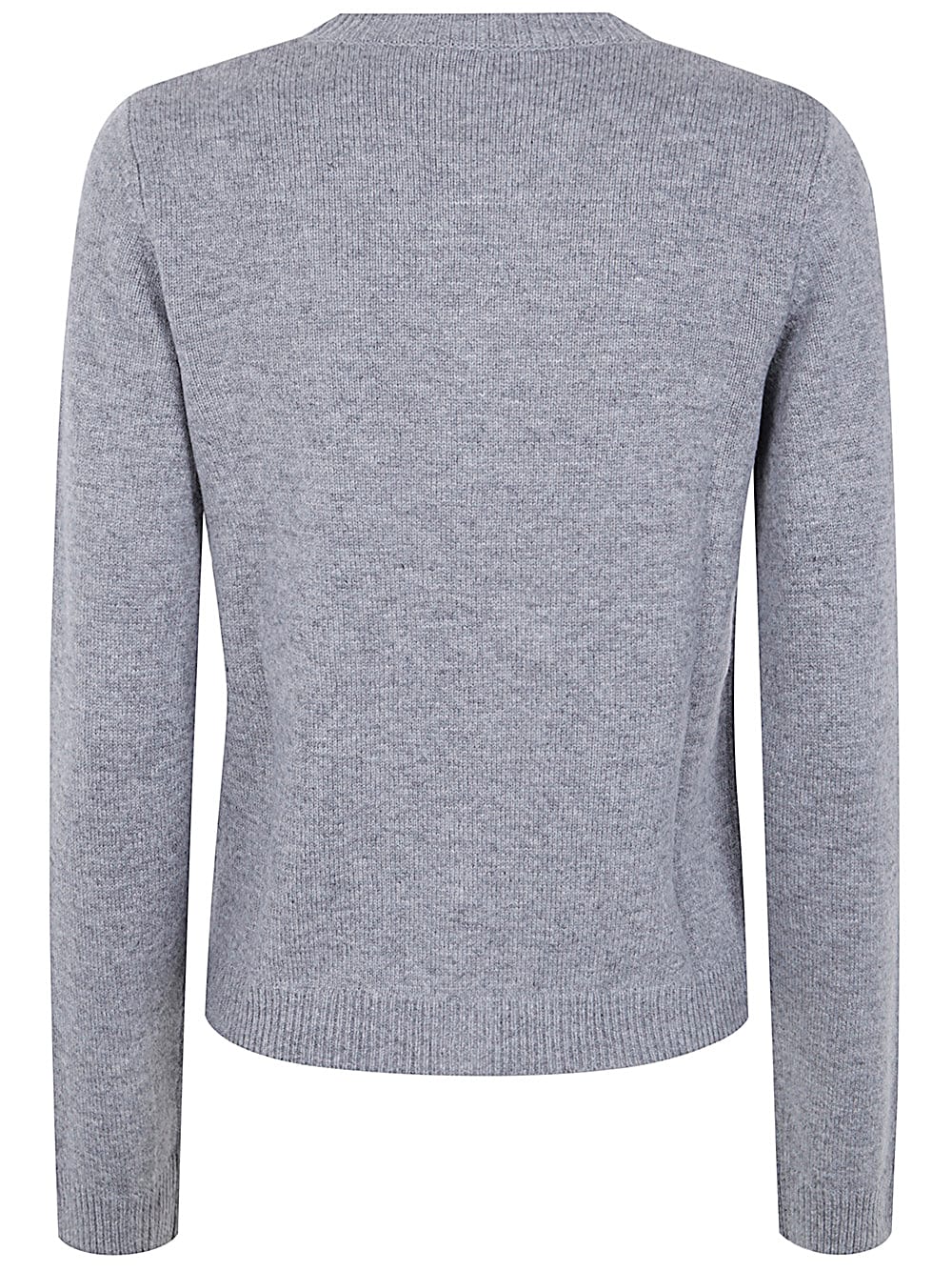 Shop Seventy Crew Neck Cardigan In Light Grey