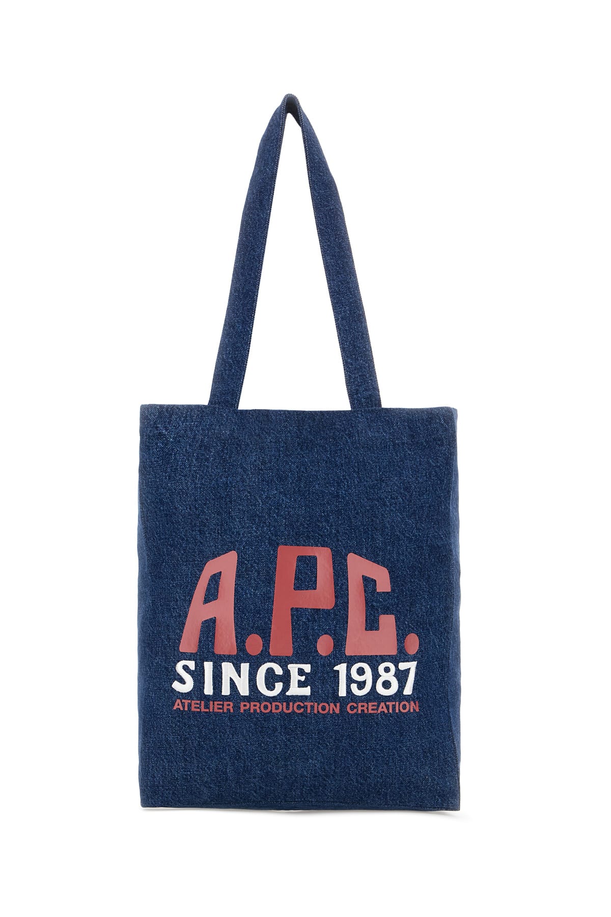 A. P.C. Denim Shoulder Bag