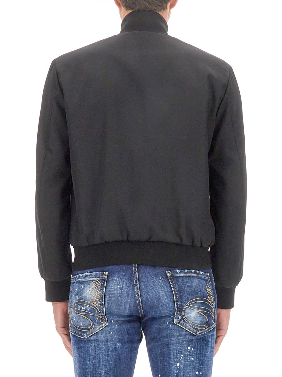 Shop Dsquared2 Bomber Jacket In Black