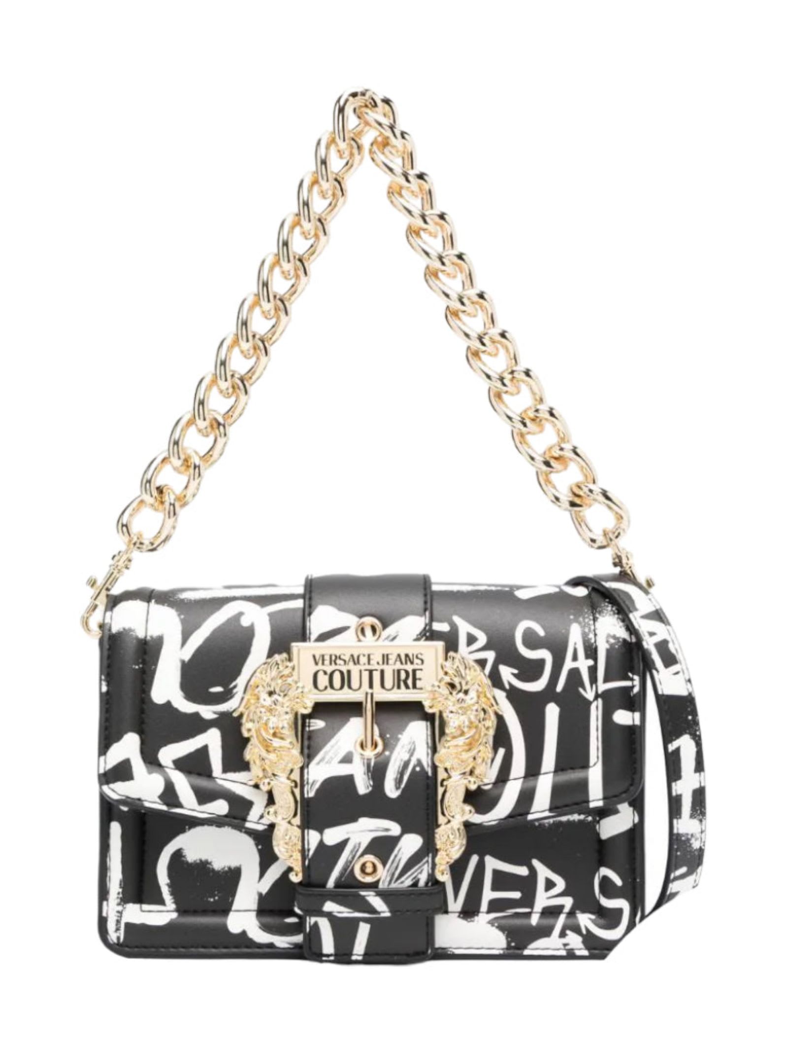 Versace Jeans Couture Shoulder Bag In Black