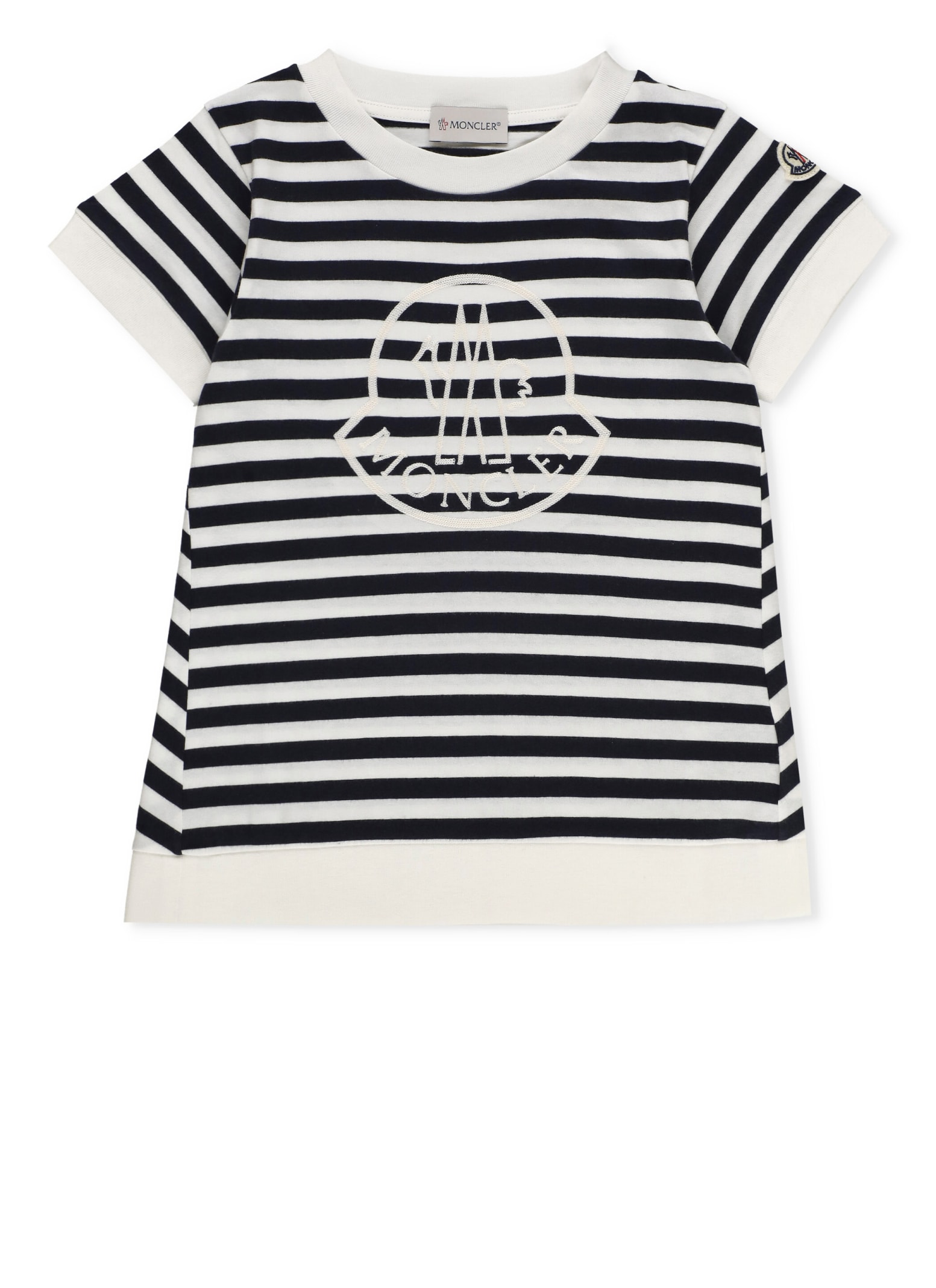 Shop Moncler Cotton T-shirt