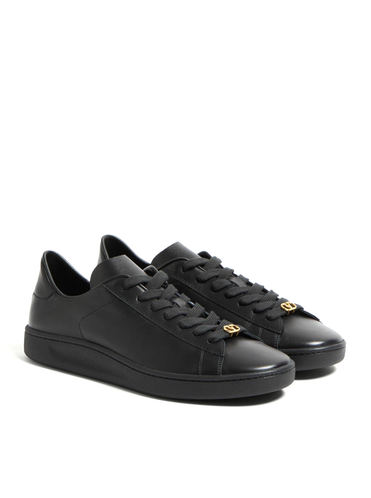 Valentino Low Top Rubber Sole Sneakers