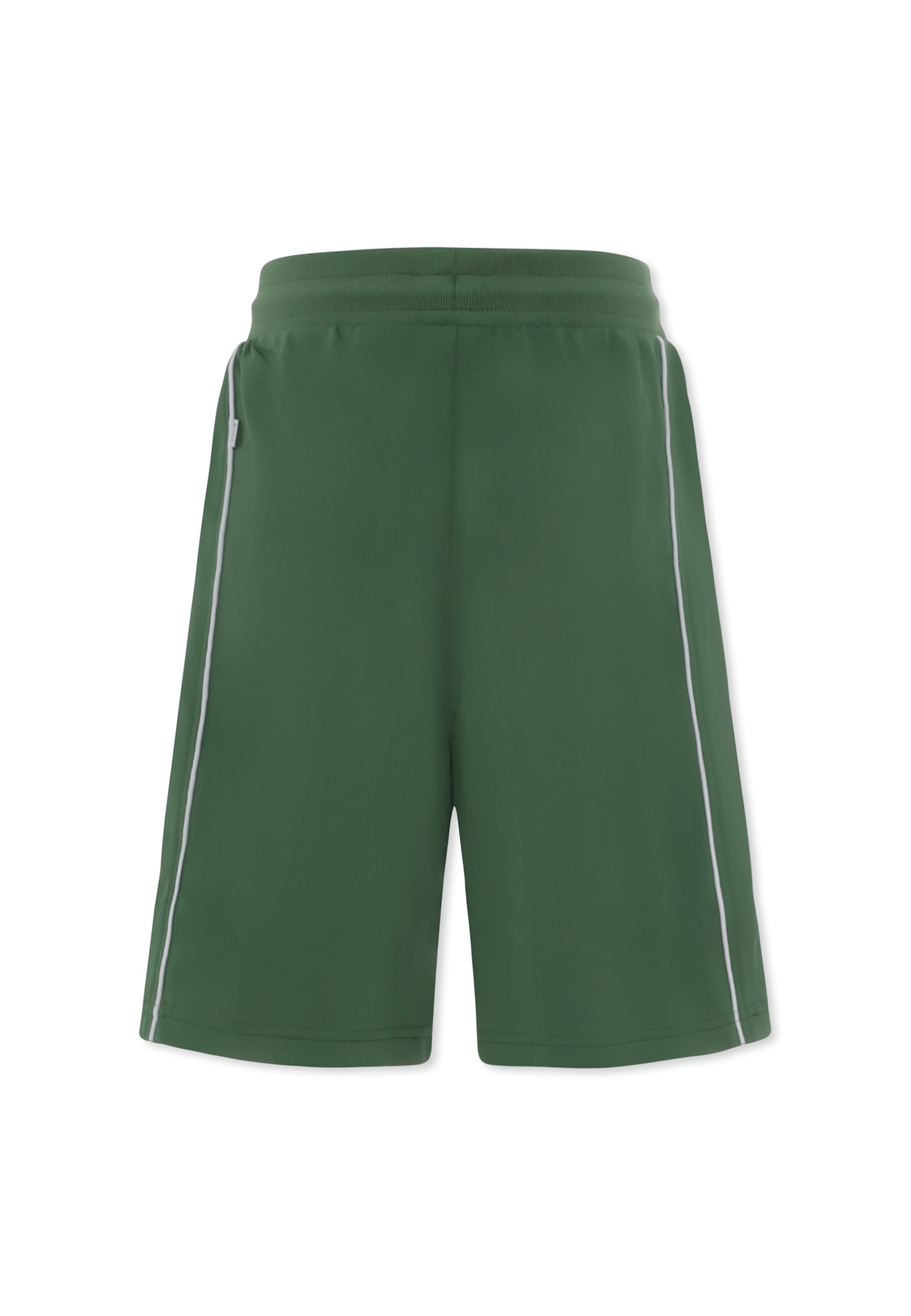 Hugo Boss Green Shorts For Boy With Logo In Green