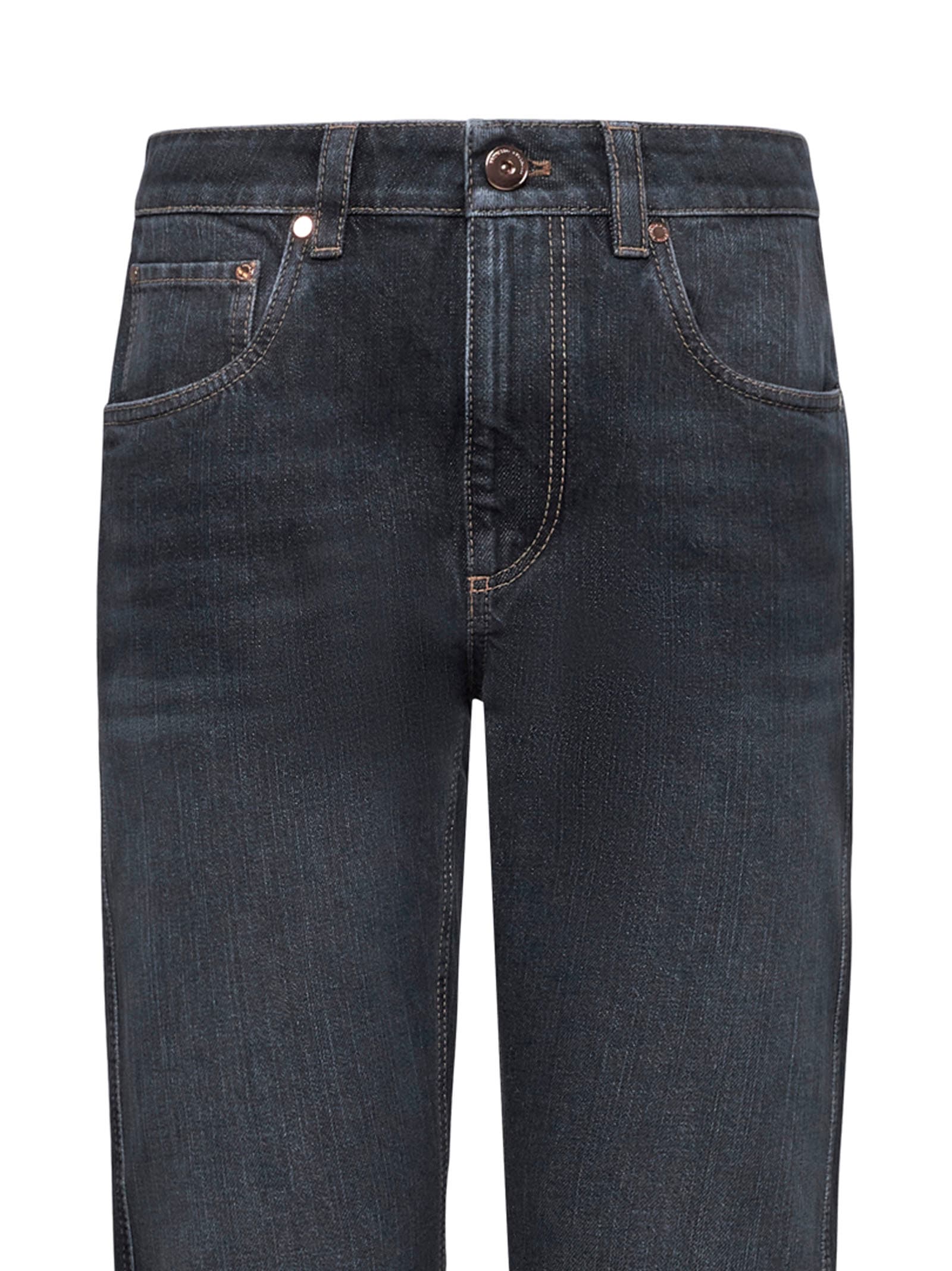 Shop Brunello Cucinelli Jeans In Black