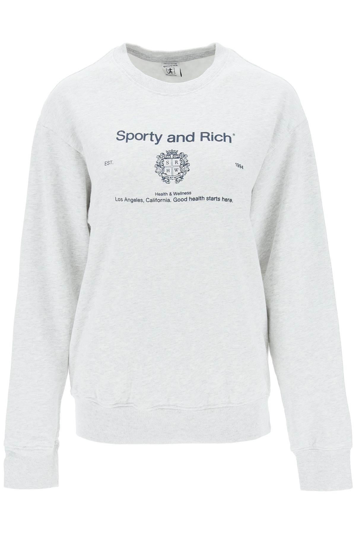 Sporty & Rich crest Crew-neck Sweatshirt